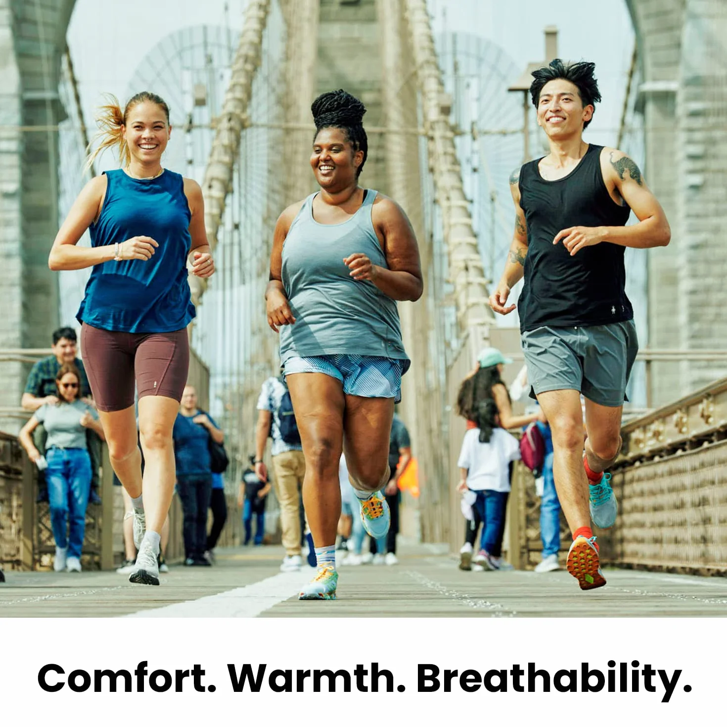 Smartwool Everyday Light Cushion - Calcetines de lana merino Hudson Trail Crew para hombres y mujeres