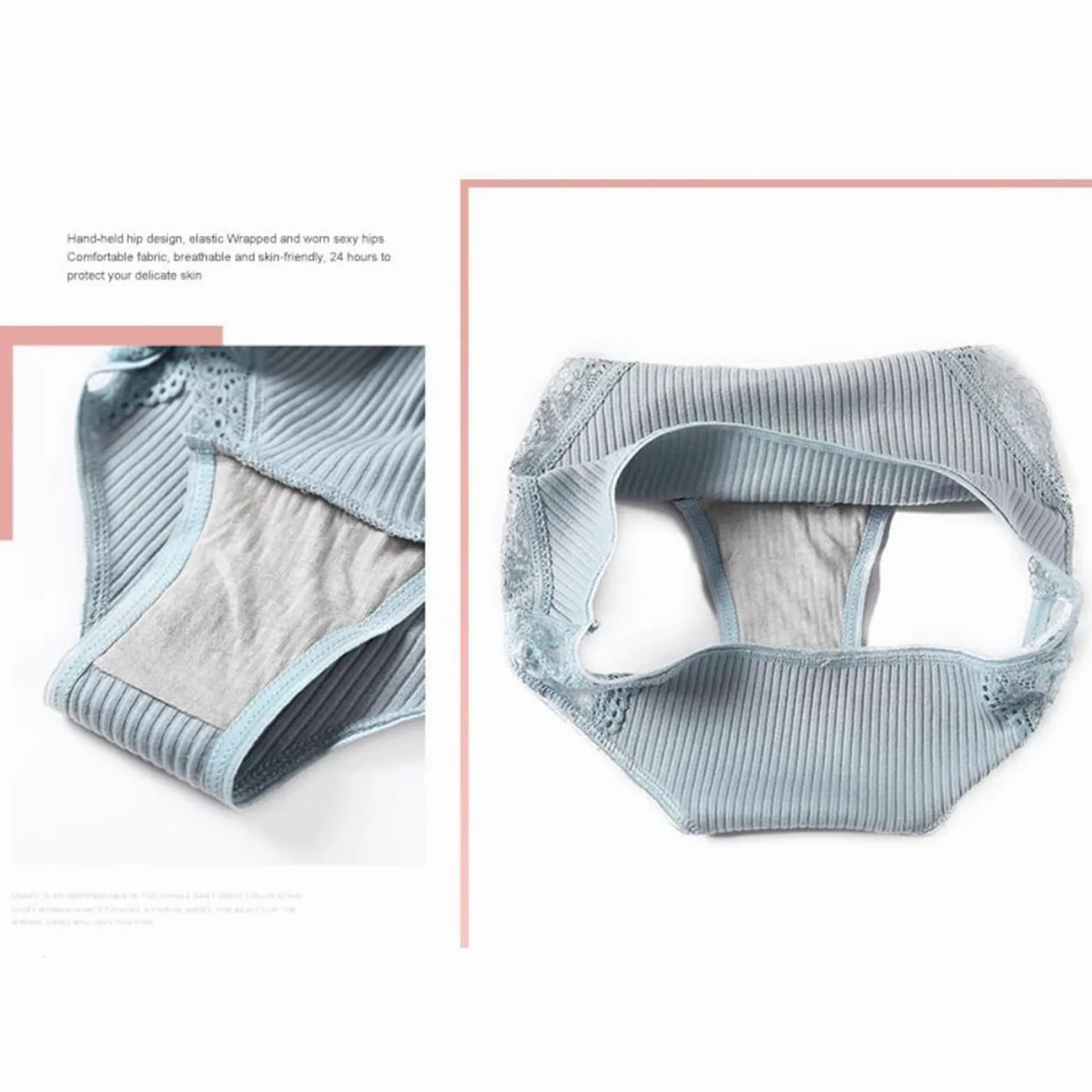 Ropa interior de 3 piezas/conjunto de bragas de algodón para mujer, ropa interior de tiro bajo, ropa interior de retazos, ropa interior suave para mujer, conjunto de lencería 13, M, 3 piezas