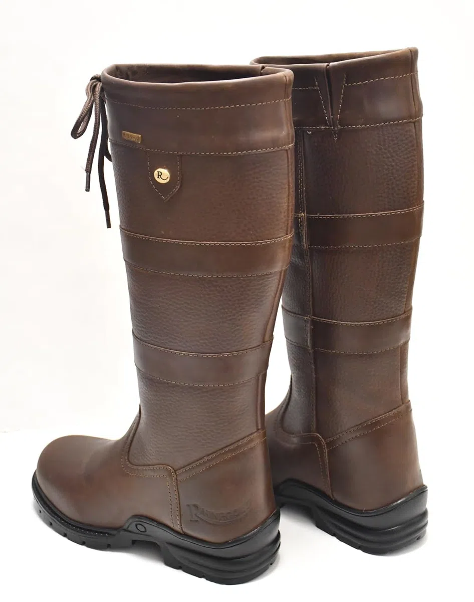 Rhinegold Beaumont - Botas de campo impermeables, ajuste estándar de pantorrilla