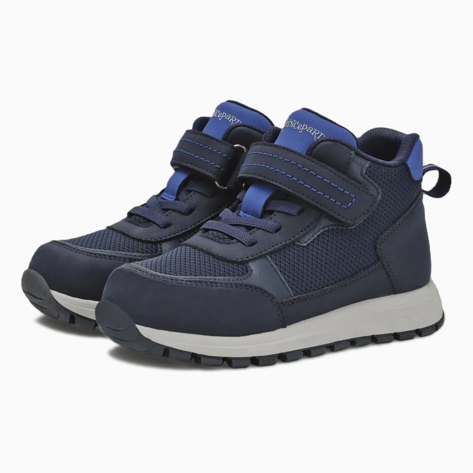 princepard Zapatos ortopédicos para niños pequeños con soporte de arco y tobillo, tenis correctivos de malla transpirable