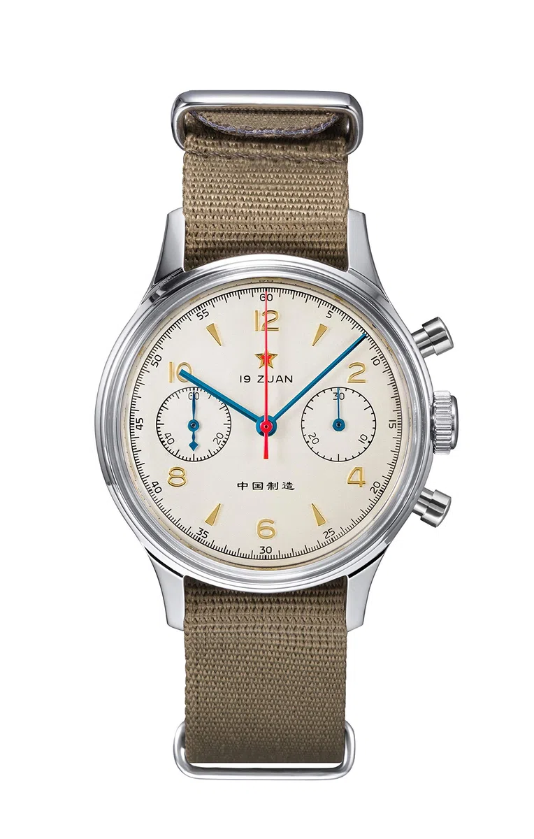 SEAKOSS Original 1963 - Reloj de pulsera para hombre, 38 mm, movimiento piloto ST1901, cronógrafo, mecánico, acero inoxidable, cristal acrílico, espejo abovedado, analógico, casual, relojes de vestir,