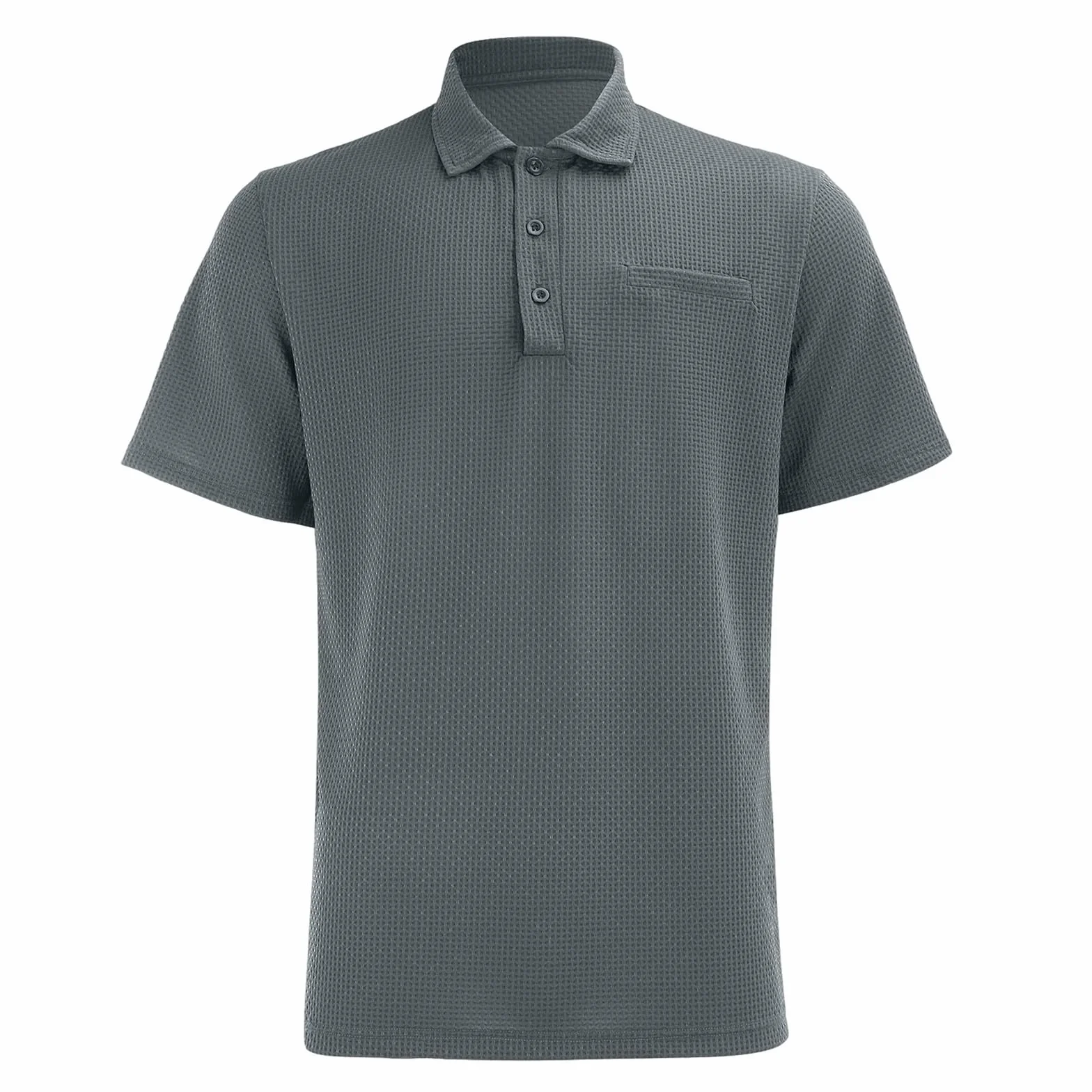 Polo Manga Corta Hombre Antisudor Verano Poliester Moda Golf