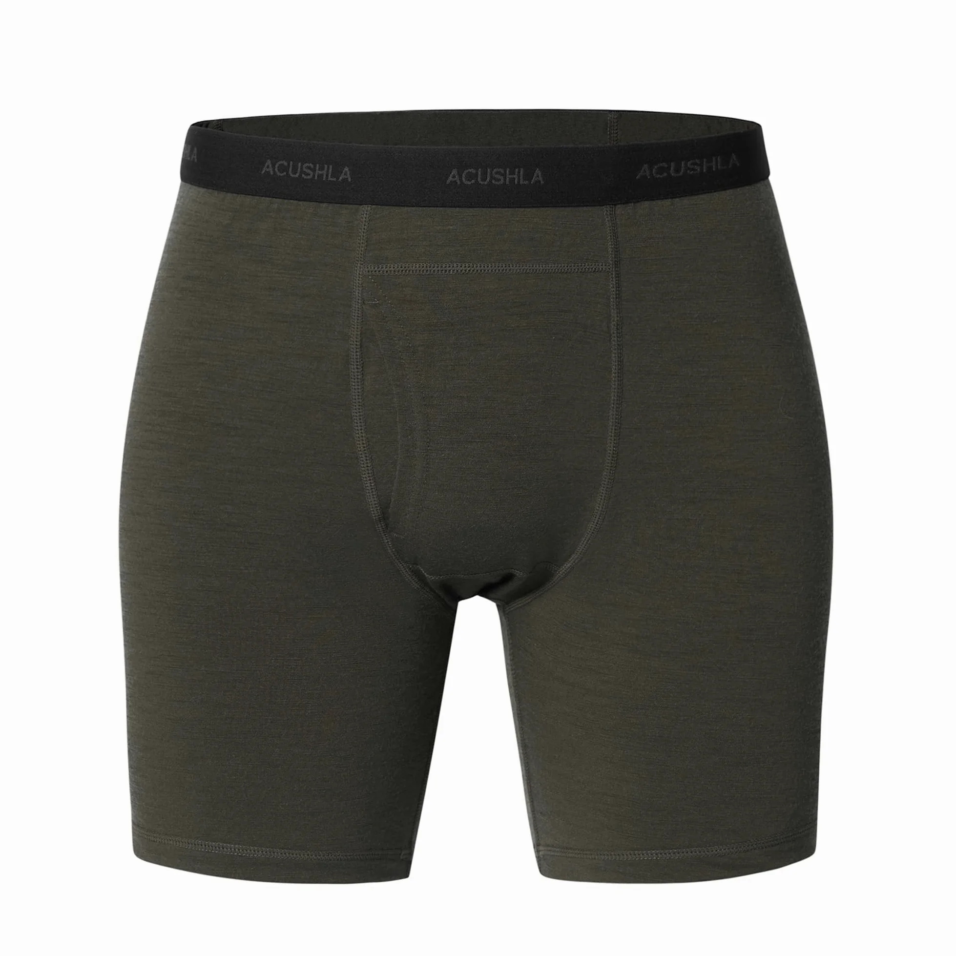 ACUSHLA Ropa interior de lana merino para hombre, transpirable, suave, control de olores, capa base, calzoncillos