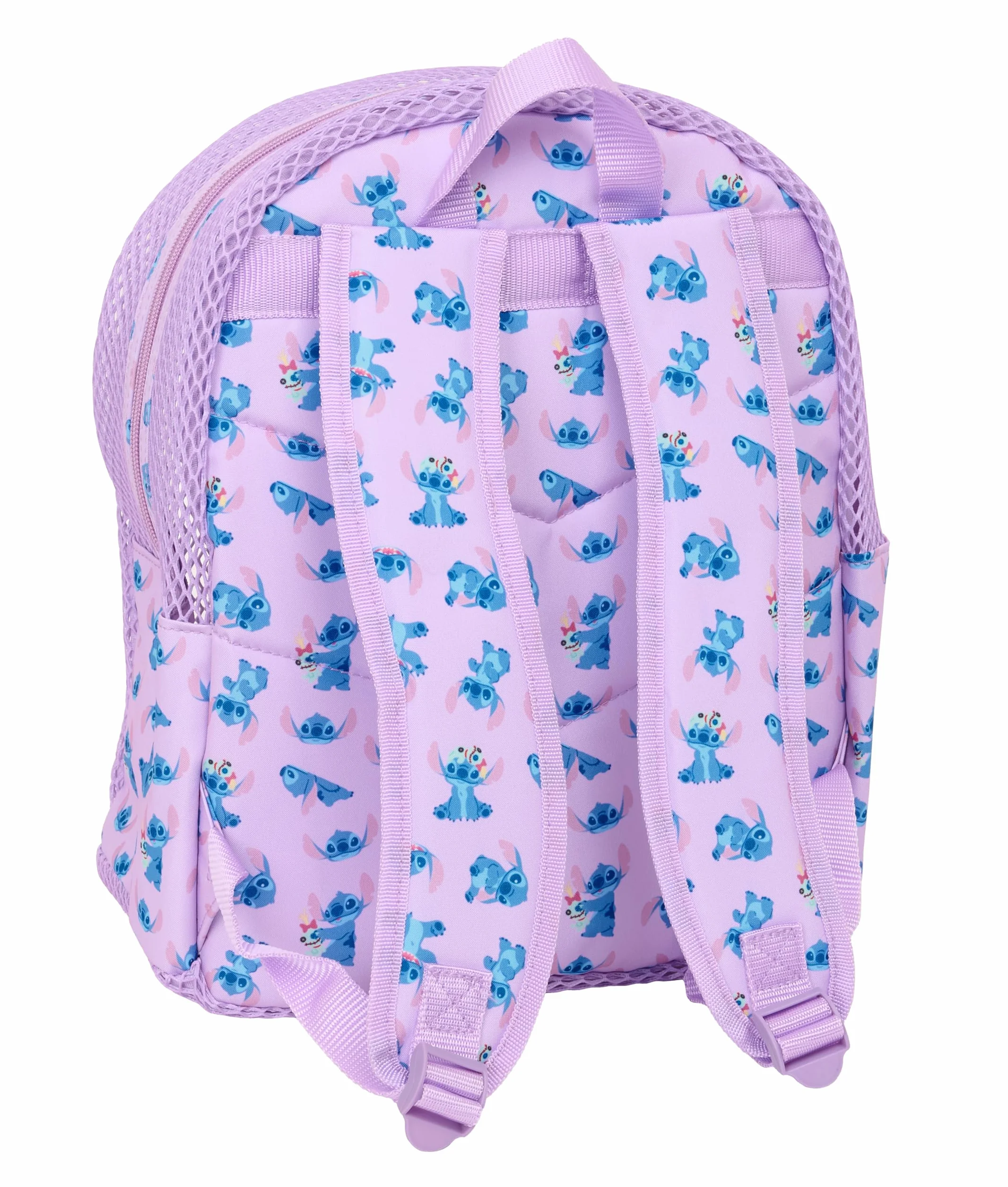 STITCH - Mochila Infantil de Playa, Anti Arena, con Asas, Fácil Limpieza, Ideal para Niños de Diferentes Edades, Cómoda y Versátil, 32x12x38 cm