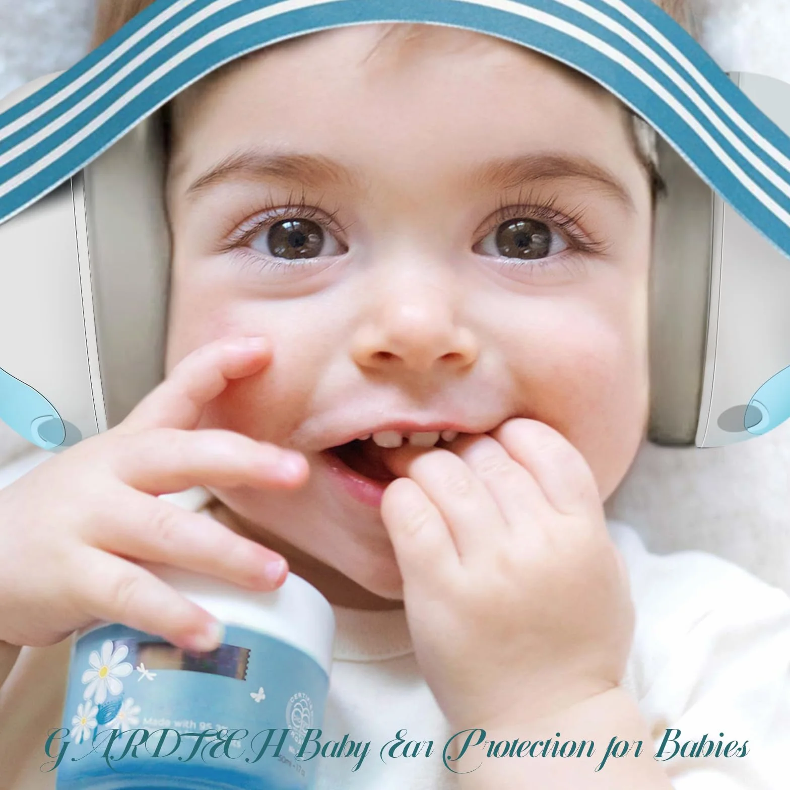 Gardtech Auriculares de protección auditiva para bebé, protección contra el ruido, protección auditiva para niños, con diadema ajustable, 25 dB SNR, orejeras para bebé, ideales para el día a día,