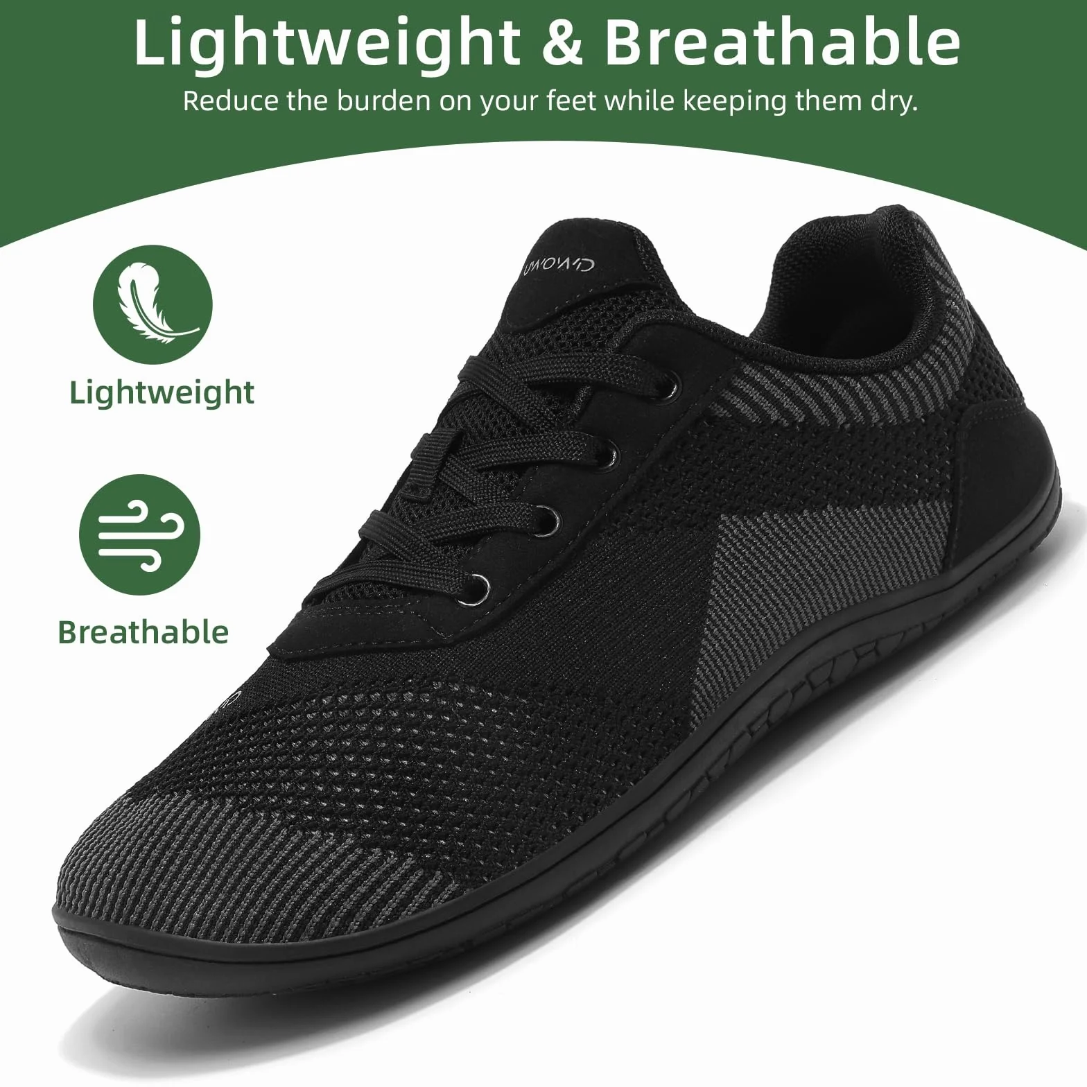 Zapatillas Barefoot Mujer Running Flexibles para Exterior Interior