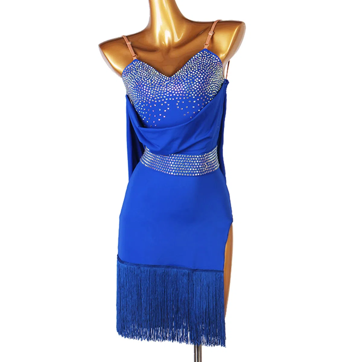 Tirantes Vestido De Baile Latino Flecos De Mujer Cha Cha Disfraces Vestidos De Baile De Salón Faldas De Práctica De Flamenco,G,3XL