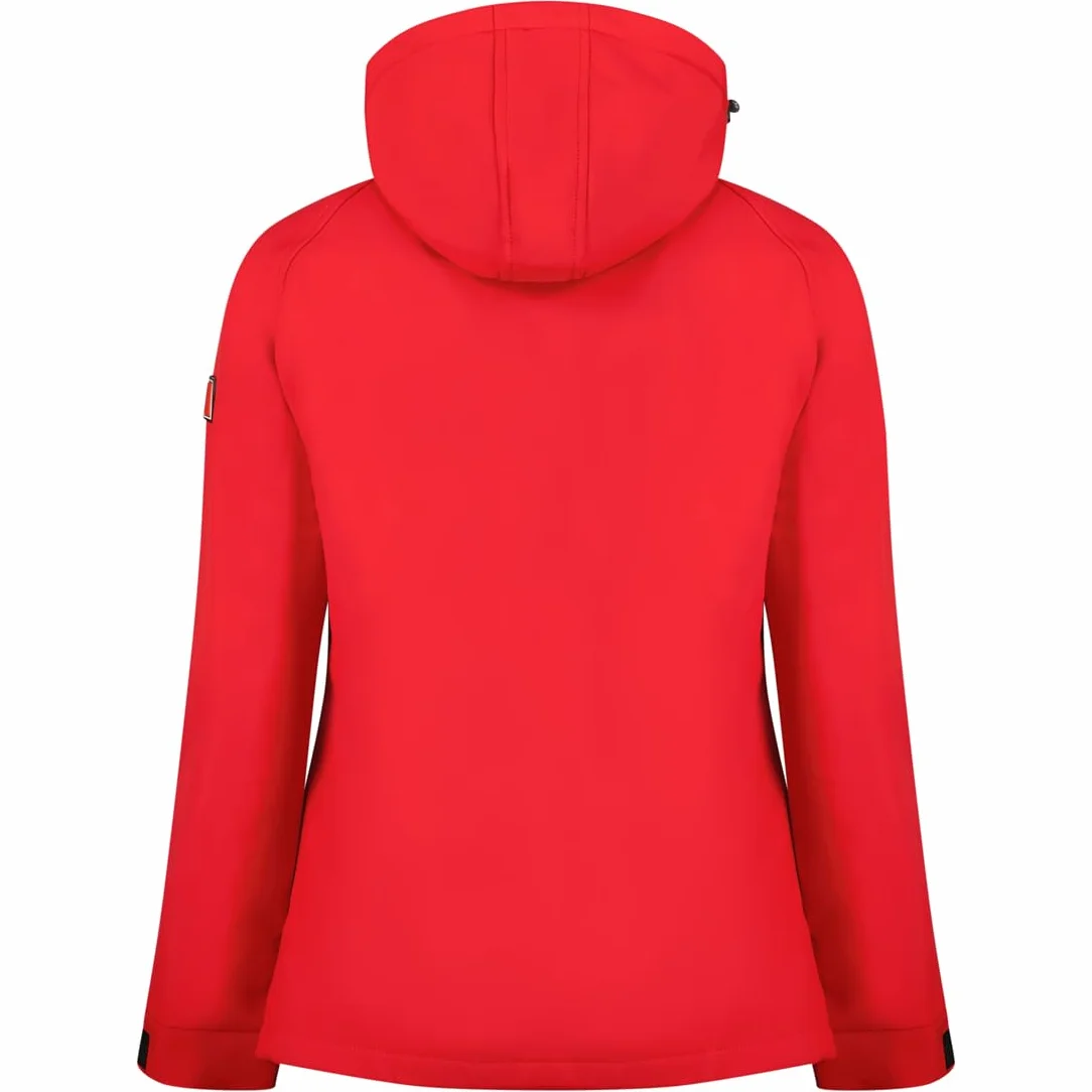 Canadian Peak Tacereak Lady - Chaqueta Softshell Mujer Impermeable Con Capucha - Abrigo Mujeres Outdoor Cortavientos Resistente - Senderismo Esquí Otoño Invierno Primavera