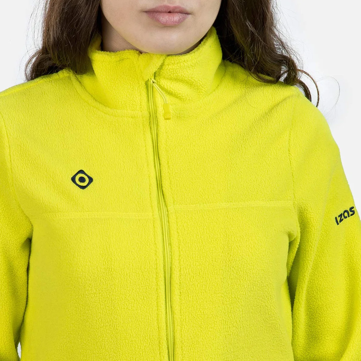 Izas Chaqueta de Forro Polar Deportivo para Mujer Tejido Perchado Cuello Alto Cremallera