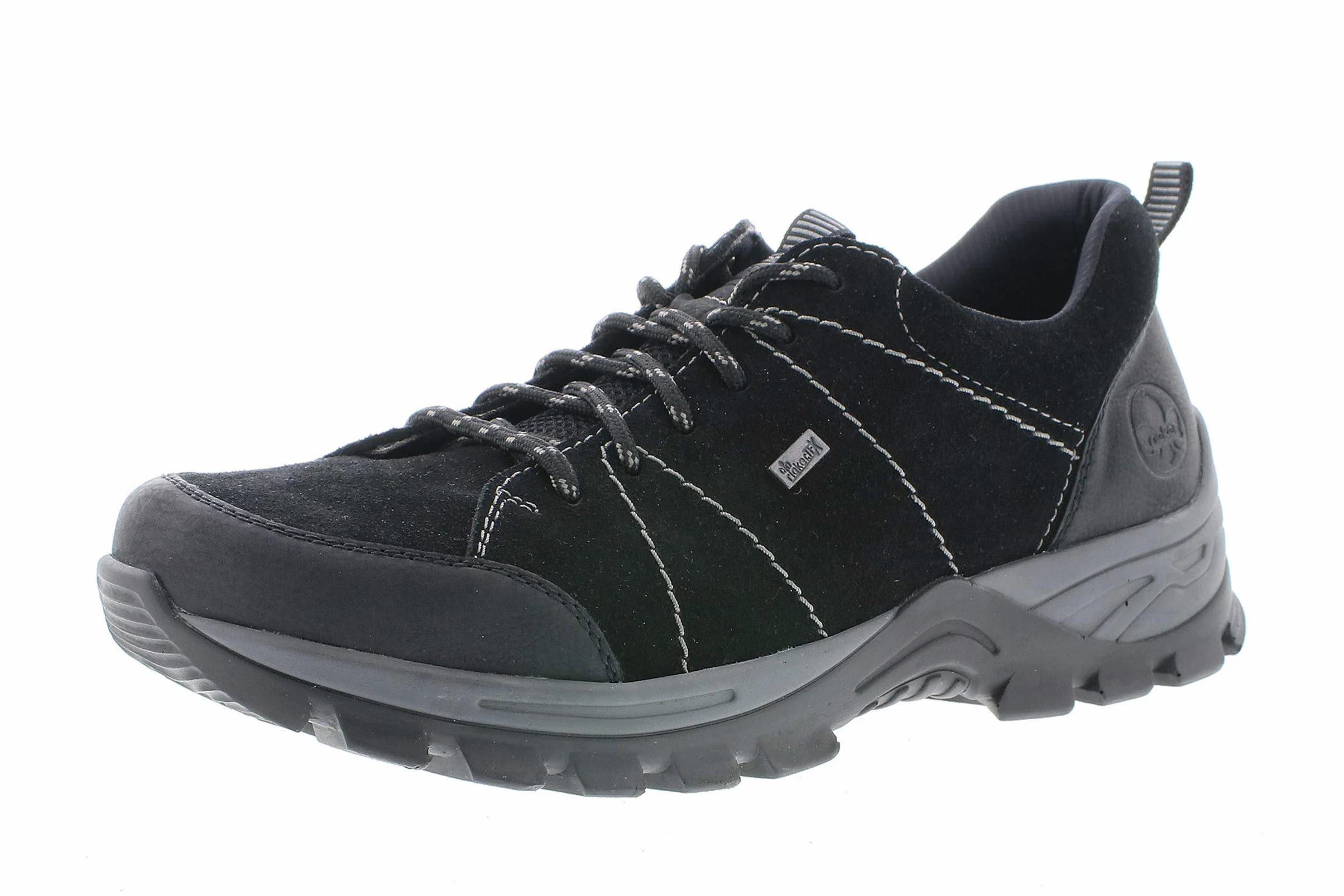 Rieker Hombre Zapatos con Cordones, de Caballero Zapatos Deportivos,Calzado,Calzado de Exterior,Deportivo,Ocio,riekerTEX,Schwarz,41 EU / 7.5 UK