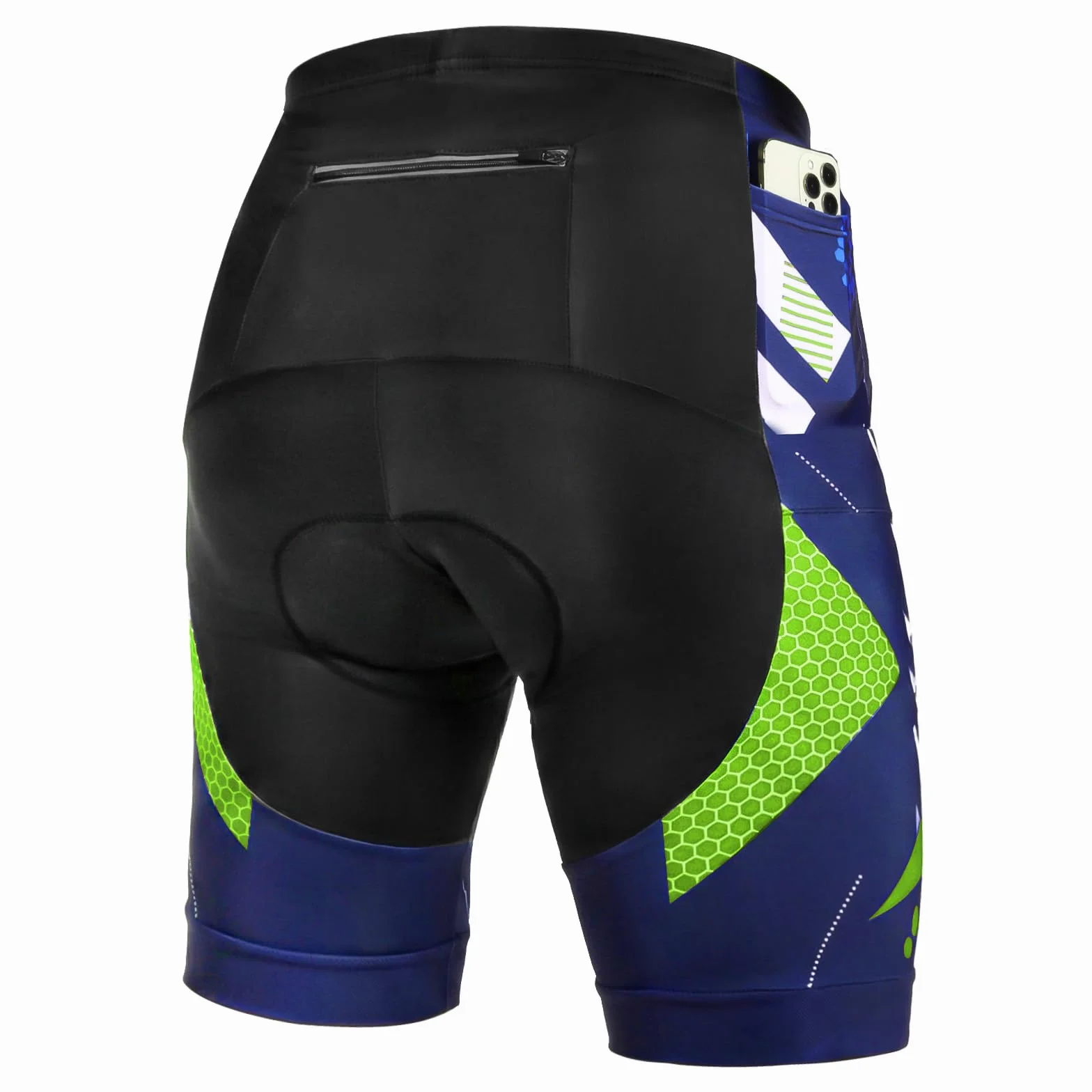 Culotte Ciclismo Hombre, Ciclismo Pantalones Cortos Compresión con 5D Gel Acolchado, MTB, Culote Ciclista Hombre, Antideslizantes, Transpirables