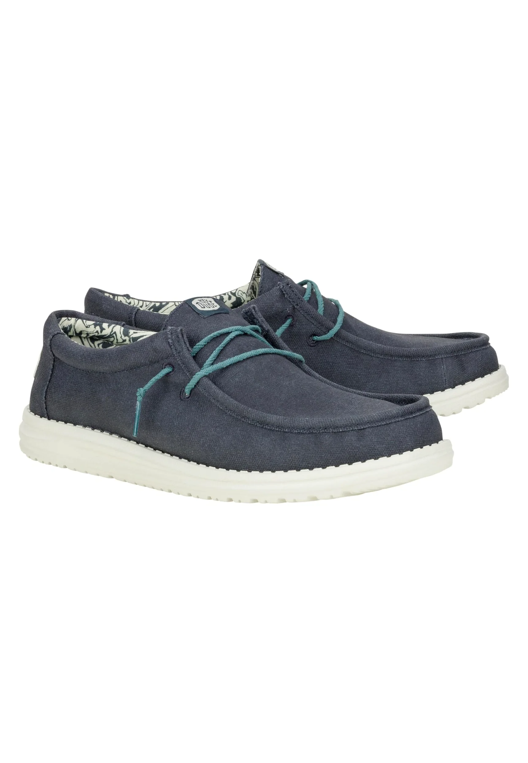 Hey Dude Wally Waxed Canvas - Zapatos Estilo Mocasín para Hombre