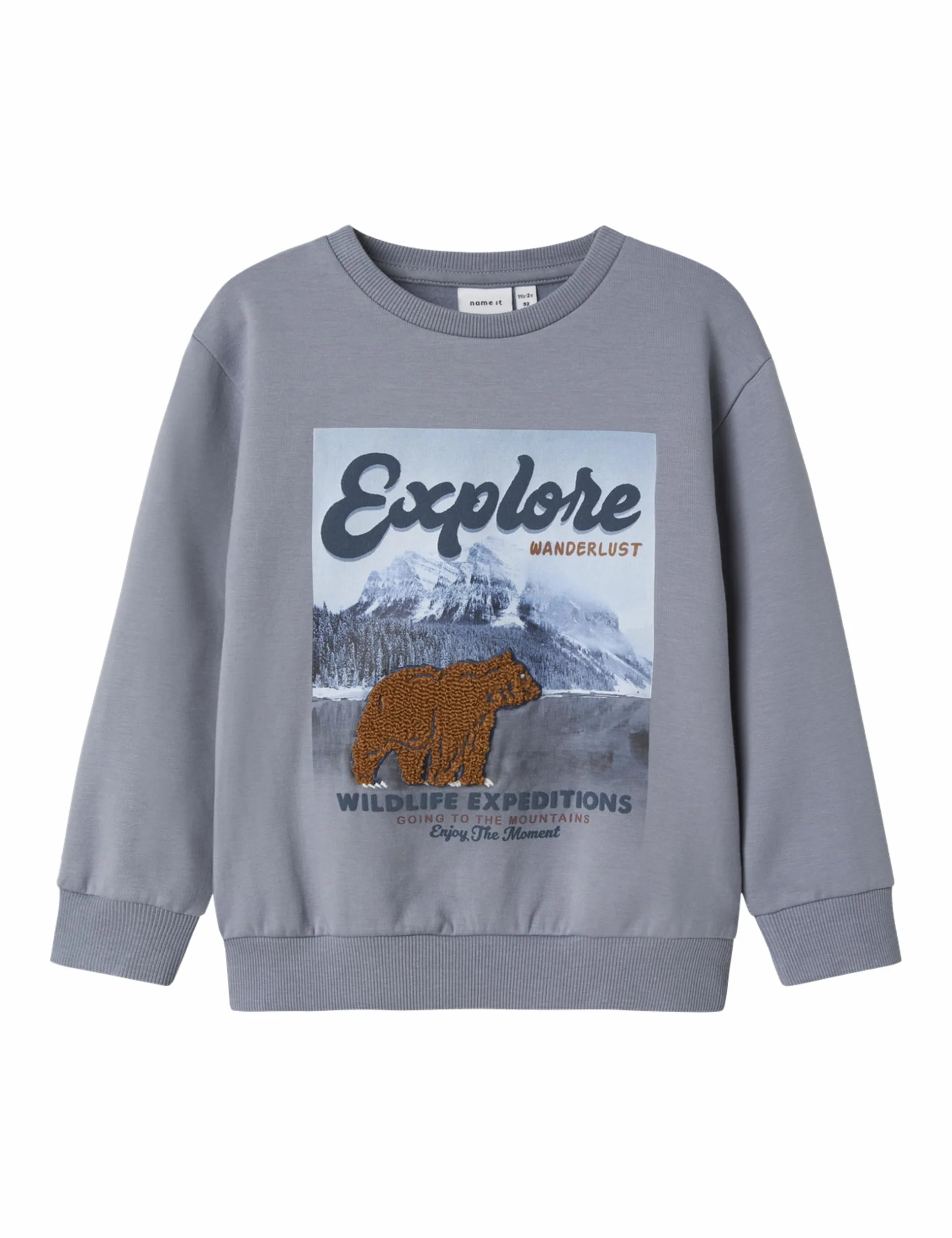 NAME IT Nmmoran LS Nreg Sweat BRU Box para Niños