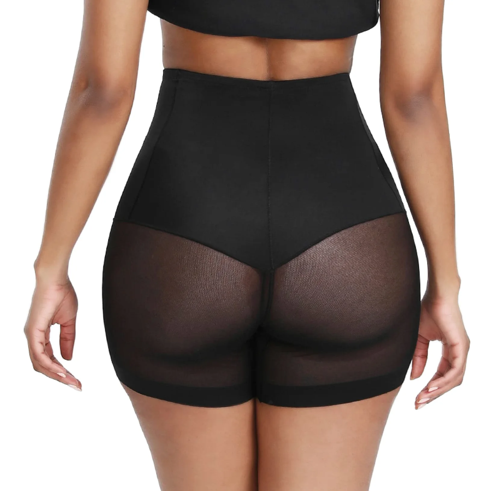 Entrenador de Cintura Alta para Mujer, Ropa Moldeadora Costura de Malla, Bragas con Control de Barriga, Moldeador de Cuerpo, Ropa Interior Adelgazante