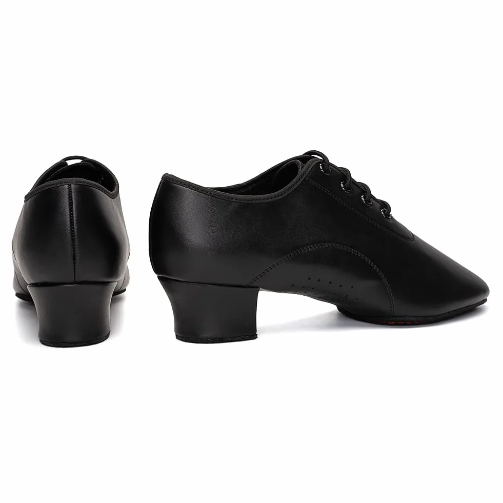 HIPPOSEUS Zapatos de Baile Latino para Niños y Hombres Zapatos de Suela Partida Zapatos de Baile de Salsa Tacón Bajo