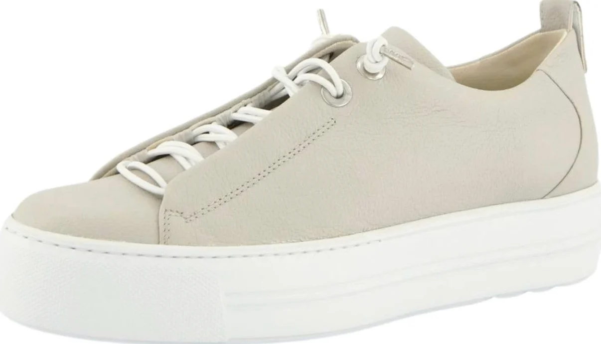 Paul Green Zapatillas 5017-367 Cuero Liso Gris Mujer