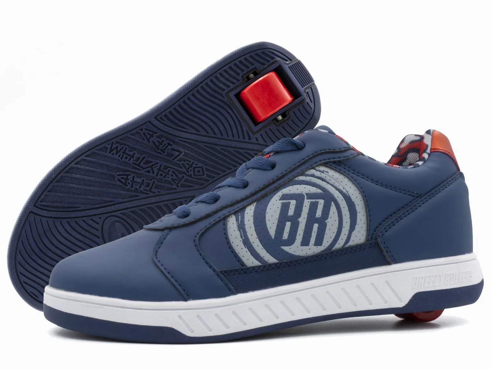 BREEZY ROLLERS Zapatos con ruedas para niños I Zapatos con ruedas para niños I De zapatos de calle para niños a patines en pocos segundos I Sistema de clic patentado I Zapatos con ruedas para niñas y