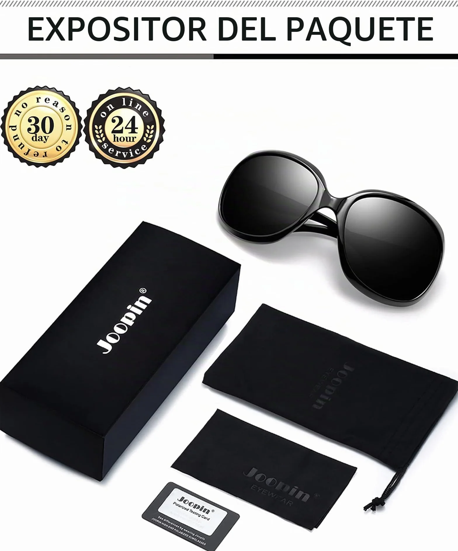 Joopin Gafas de Sol Mujer Grandes Polarizadas UV400