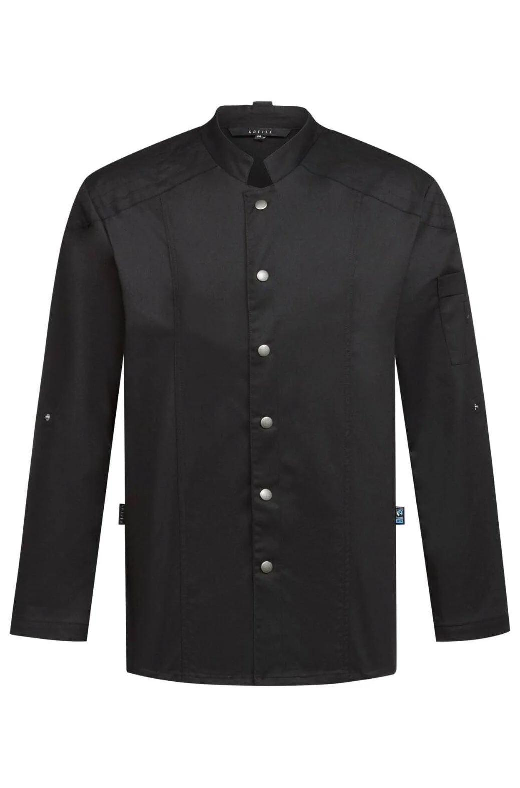 GREIFF Gastro Moda Cuisine Premium 55721 - Chaqueta de cocina para hombre (estilo bikerstyle Denimlook regular)