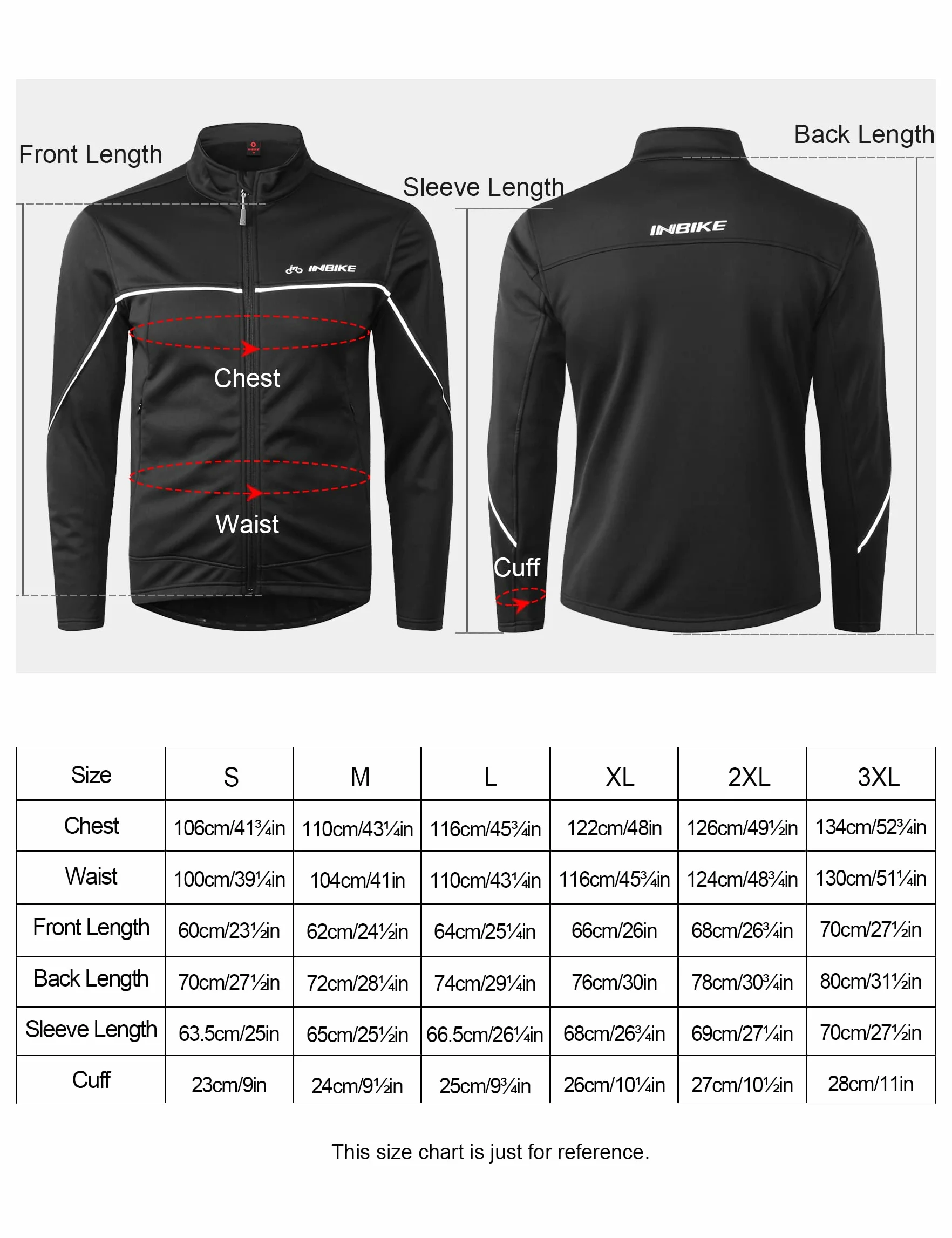 INBIKE Chaqueta Ciclismo Invierno Cortavientos Softshell Impermeable Forro Polar Hombre