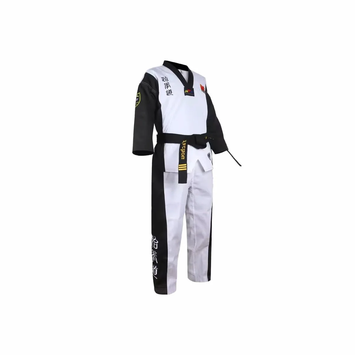Taekwondo Gi Set Dobok Standard Uniform TKD Traje con cinturón 150 cm