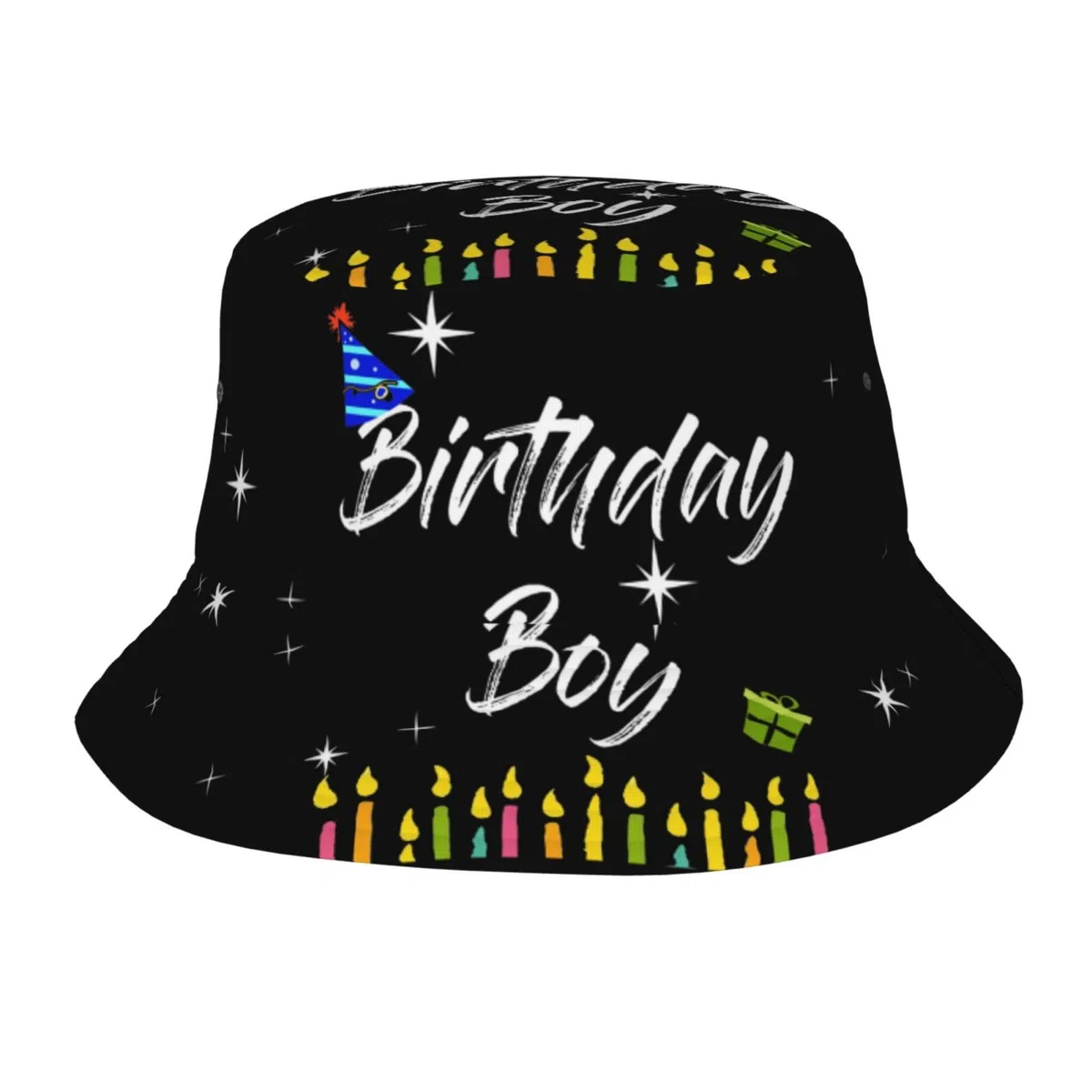 Gorro de pescador de cumpleaños para mujeres y hombres, sombrero de cumpleaños, playa, viajes, sol, gorra de pescador plegable para viajes, senderismo
