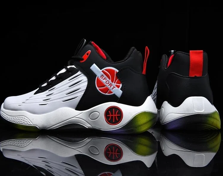 Zapatillas de Baloncesto Altas Hombre Joven Protección Tobillo | Zapatillas de Baloncesto Altas Hombre Joven Soporte TPU Amortiguación Sport