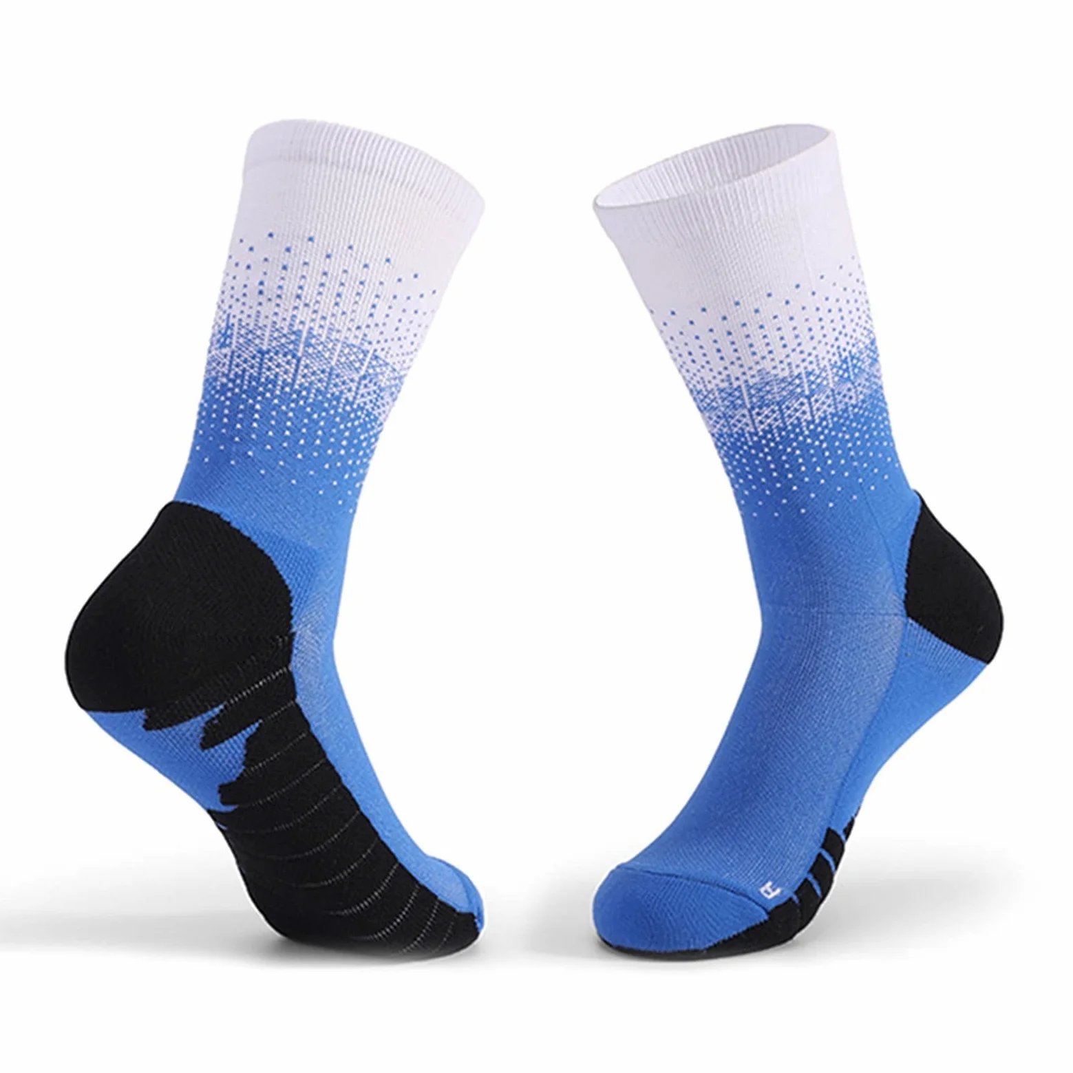 Los Hombres Espesan los Calcetines de Baloncesto de élite Ciclismo de Toalla de algodón Inferior Deportes al Aire Libre Hombres Corriendo Calcetines Senderismo