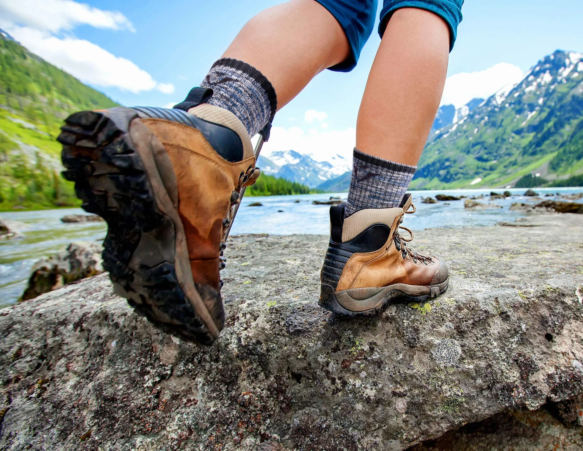 FEIDEER Calcetines de senderismo para hombre, multipack de calcetines de recreación al aire libre