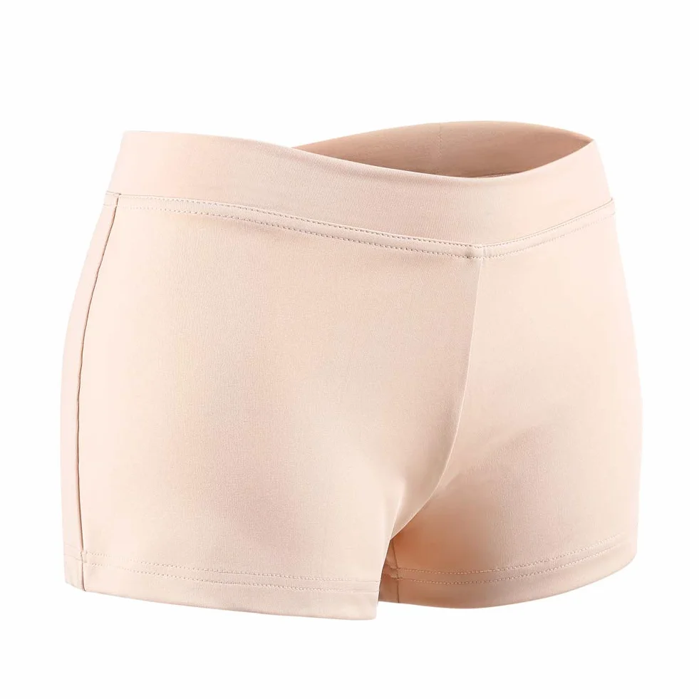 SUPRNOWA Pantalones cortos de baile de elastano para niñas y mujeres