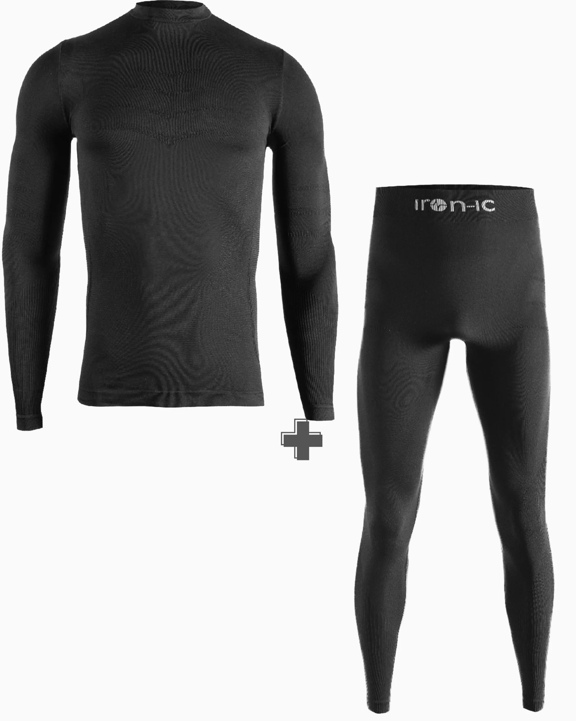 Iron-ic, Conjunto Técnico Baselayer Niño - Kit Camiseta y Leggings para Deportes de Invierno, Transpirable, Termoregulador, Ropa Interior