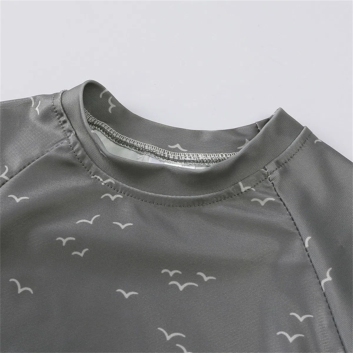 Generisch Traje de baño infantil de tres piezas para niños, Rashguard, traje de baño para niños, traje de baño floral para niños pequeños, bañador con gorro de natación