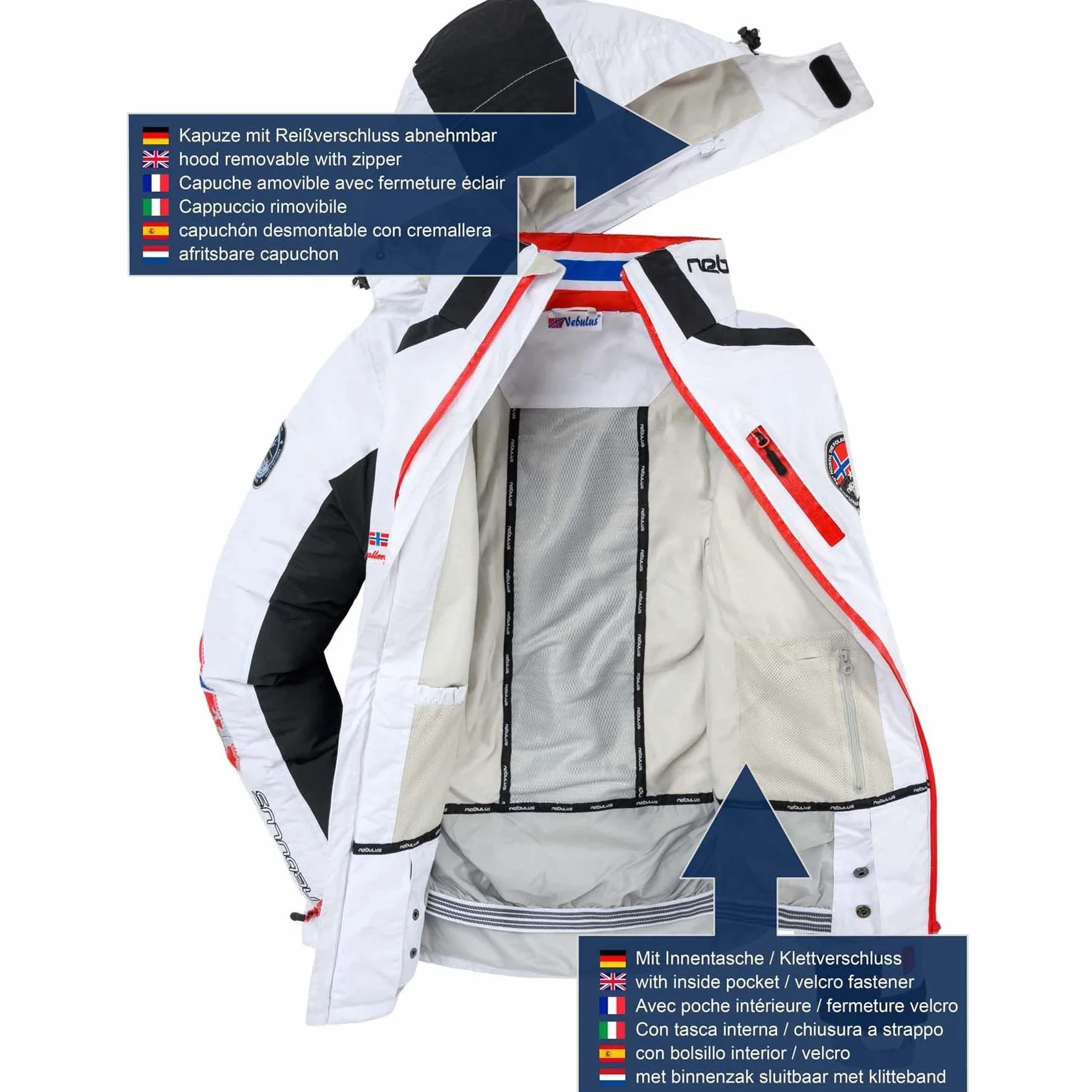 Nebulus Maestro Chaqueta de esquí Hombre