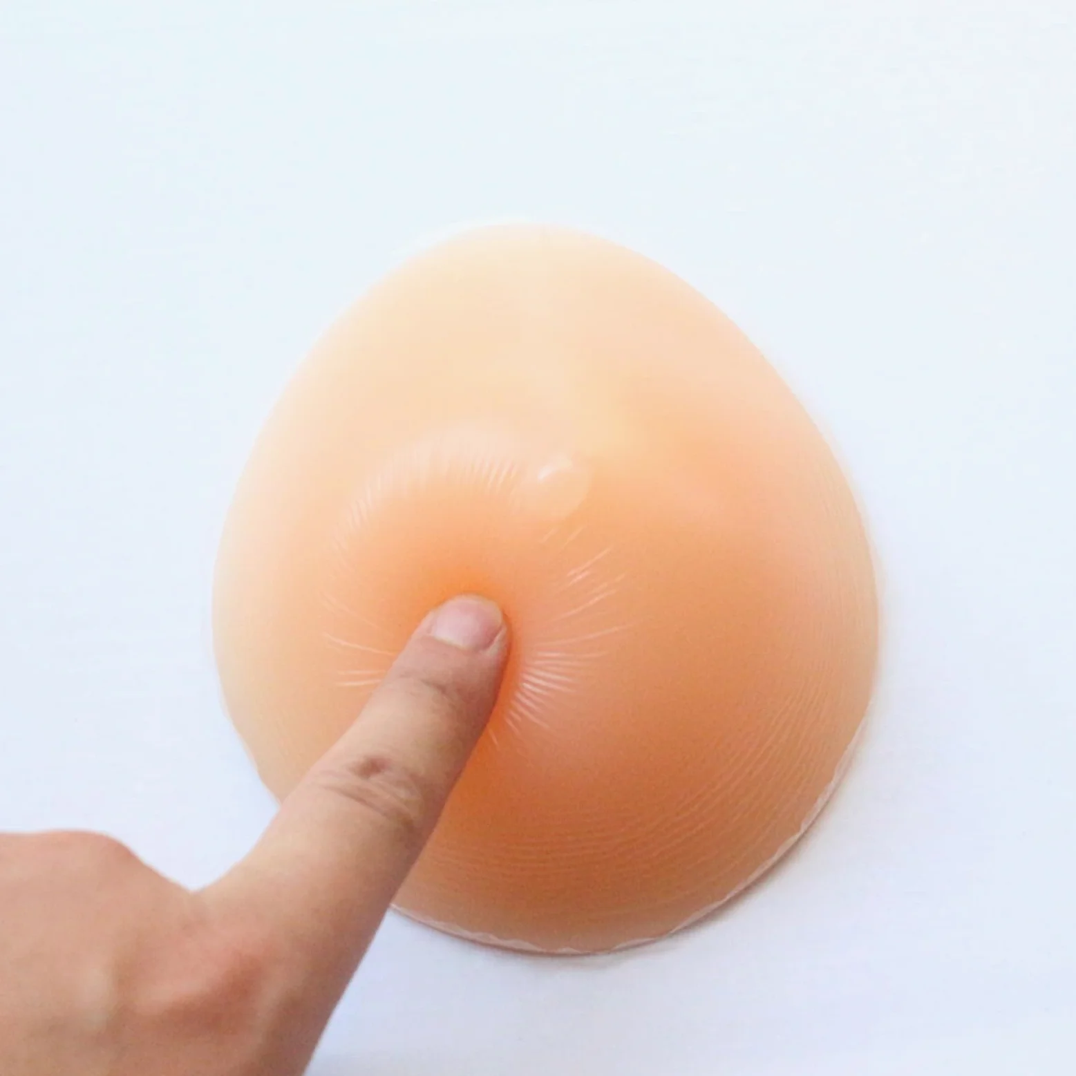 Almohadillas de silicona for pechos falsos, realce, forma pecho falso, inserto sujetador diseñado, mezcla sin costuras, que da una silueta impresionante, Flesh-600g