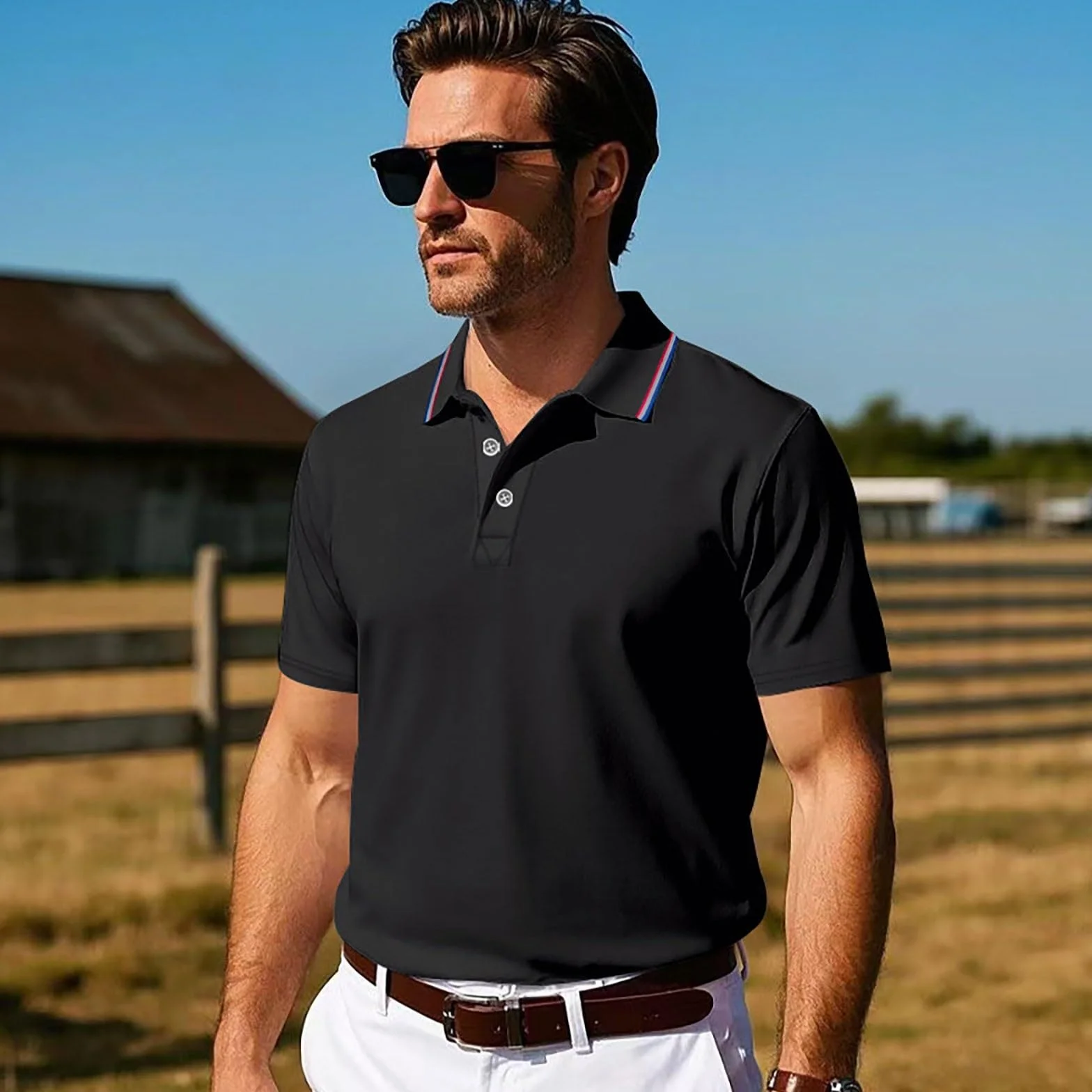 MOKBAY Camisetas Manga Corta Hombre Running Deportivo Moda Casual Verano