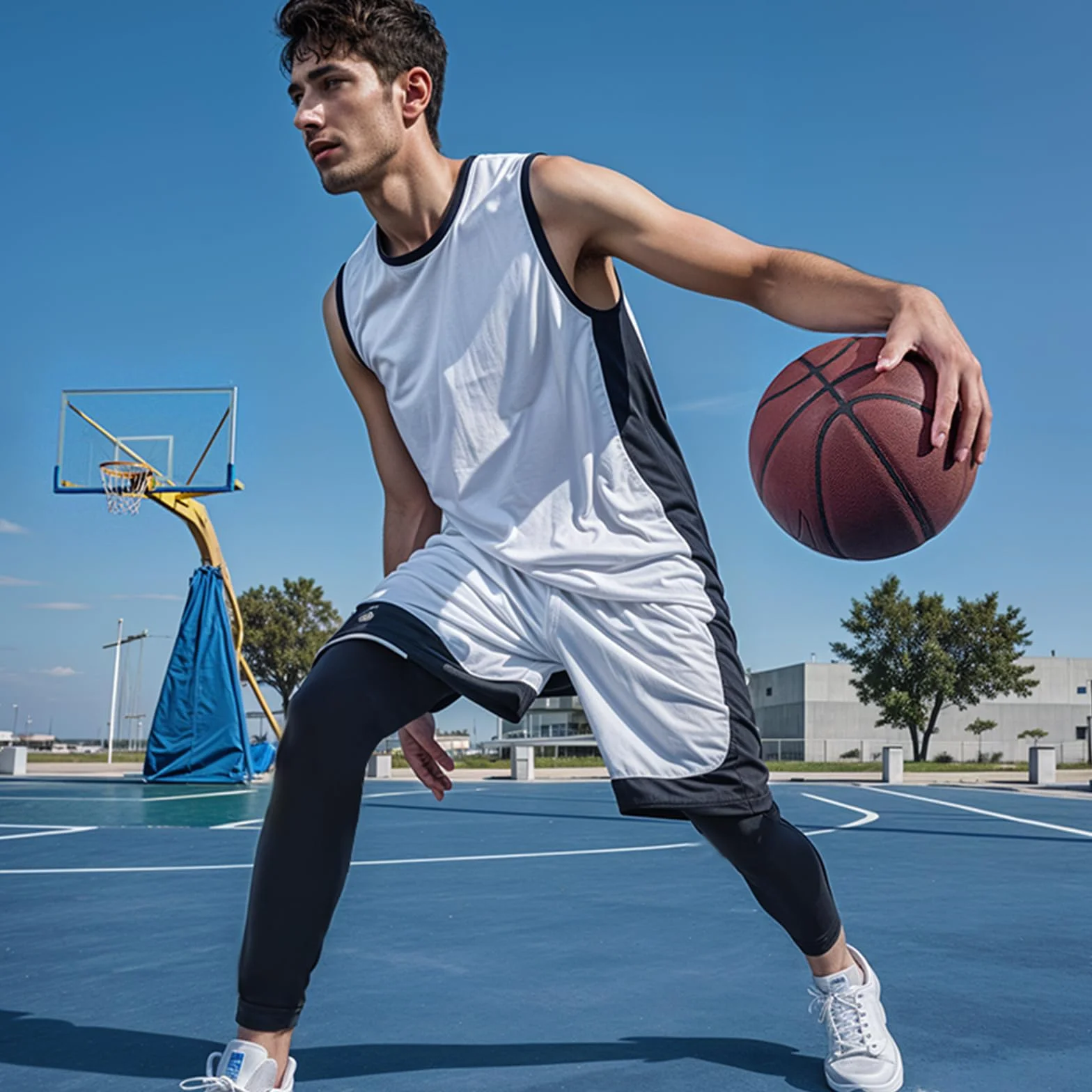 1 par de puños de compresión para las piernas, protección solar UV de verano, tobilleras largas de compresión para ciclismo, correr, baloncesto, hombres y mujeres