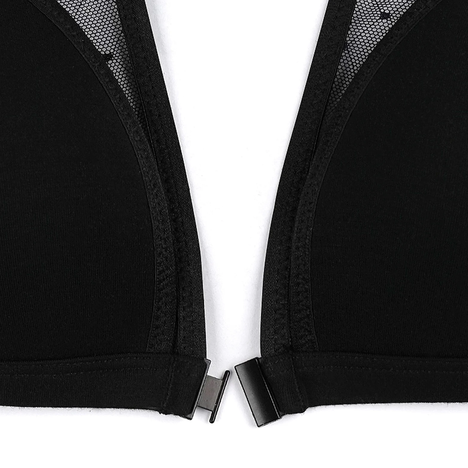 Bralette triángulo para mujer, sujetador y bragas sexys sin alambre, 2 piezas, soporte cómodo para cuello en V profundo (color rosa, tamaño: 80 C)