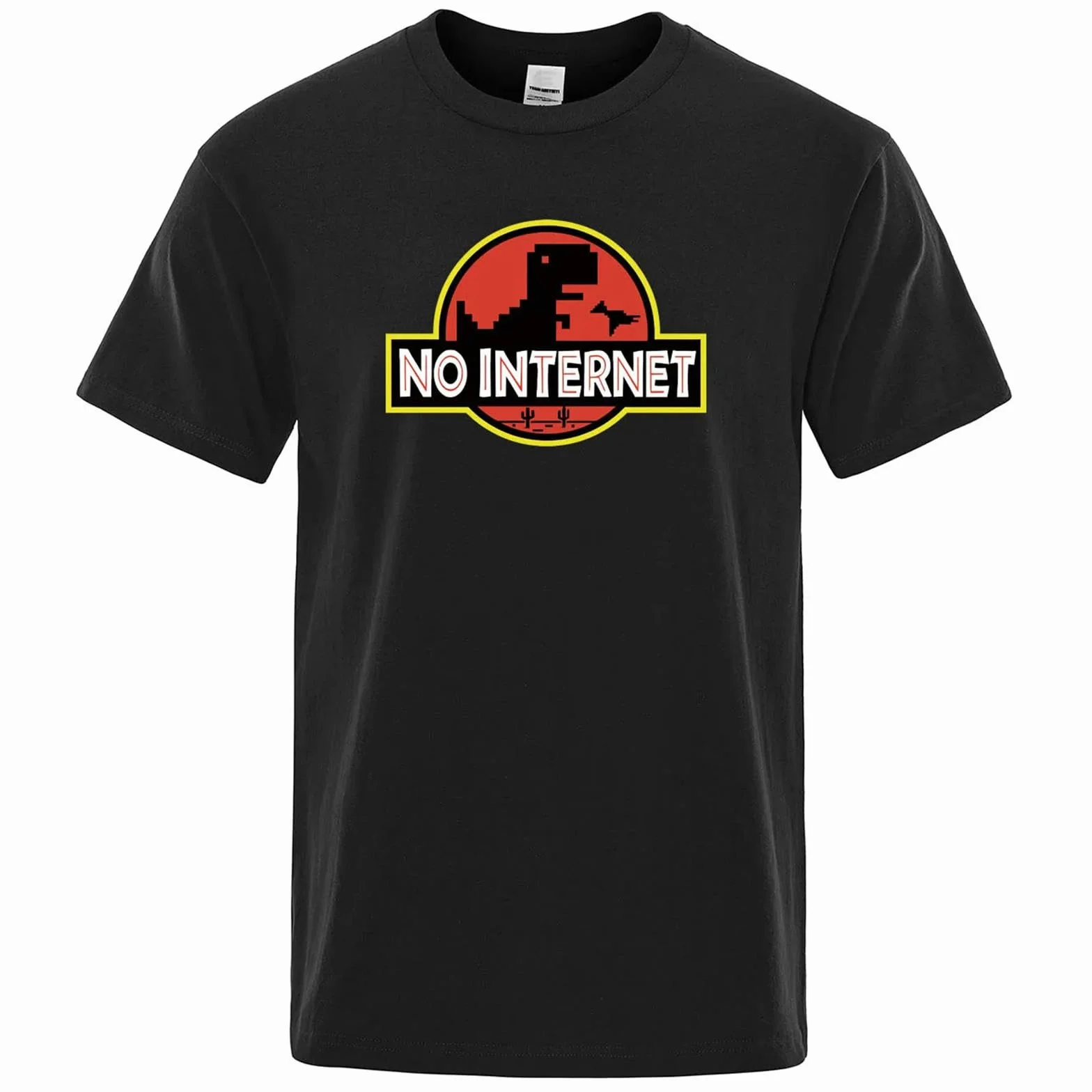 Camisetas Manga Corta Hombre Camiseta con Impresión De Dinosaurios Divertida para Hombres Casual Verano Suelta Hombres-un Verde-el XL