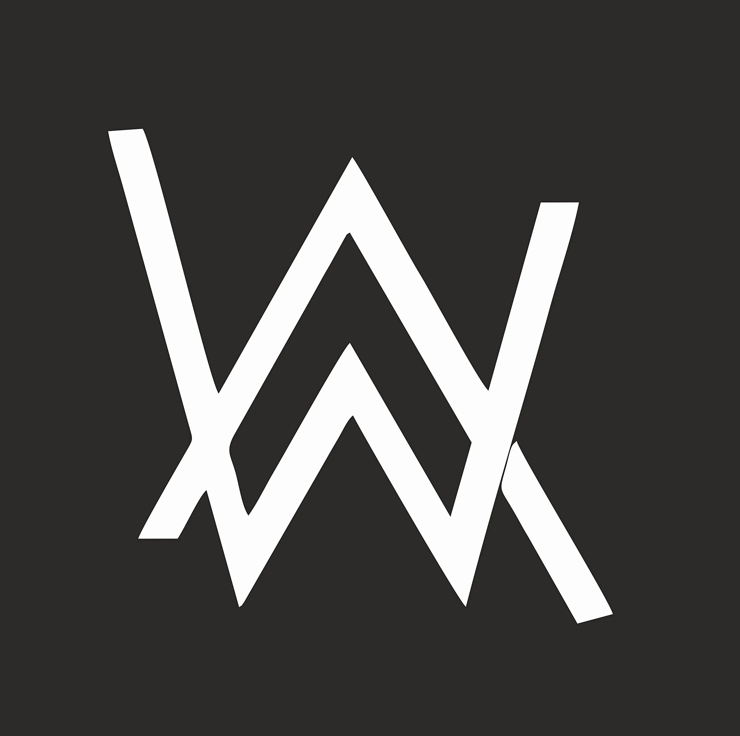 Uniplanet Store Camiseta negra de algodón con cuello redondo Alan Walker para hombre