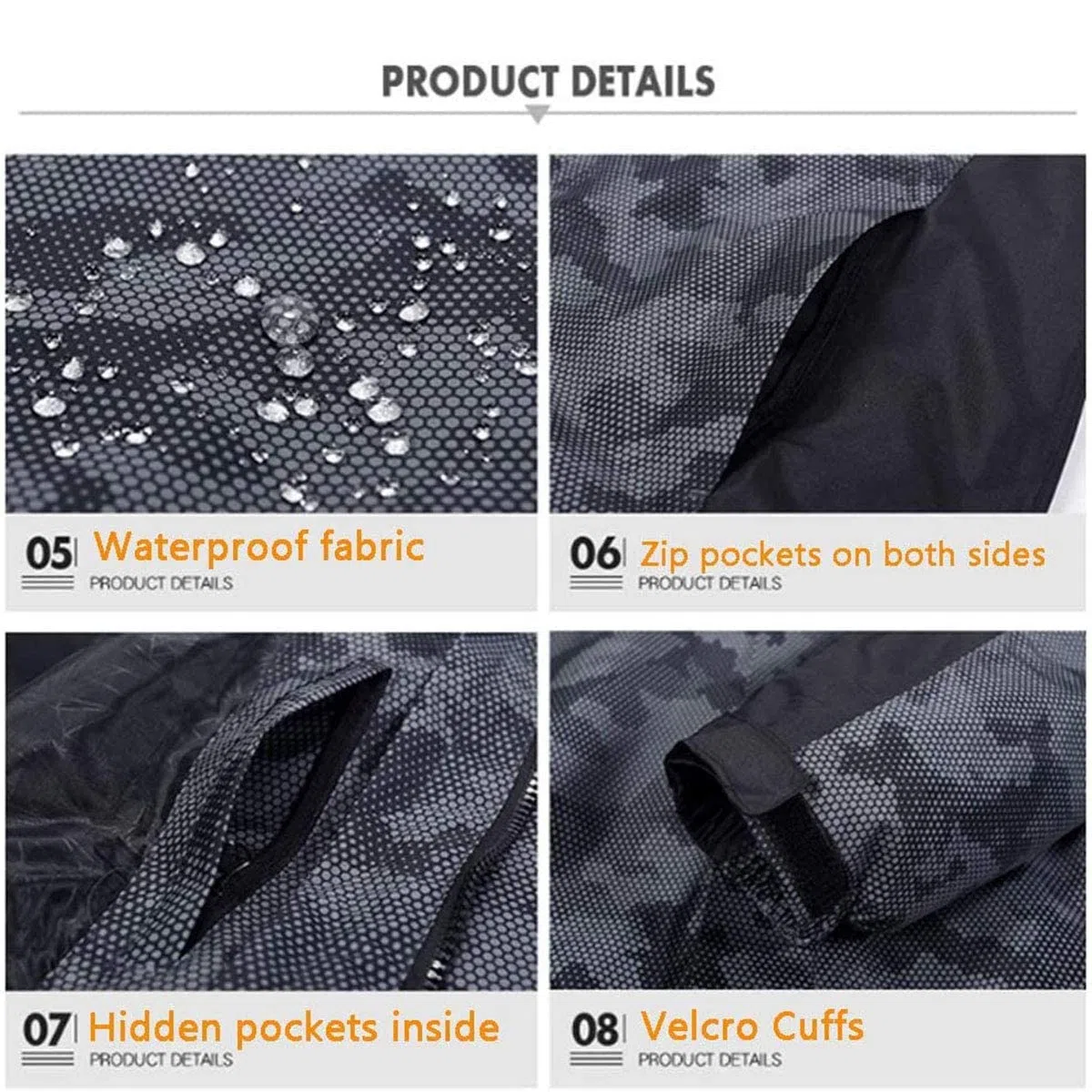 MU Chaqueta de Invierno para Hombre Chaquetas de Esquí Impermeable Chaquetas de Snowboard Fleecas Cálidas Abrigos de Pesca de Montaña Térmica con Capucha Desmontable/Black/Xxl