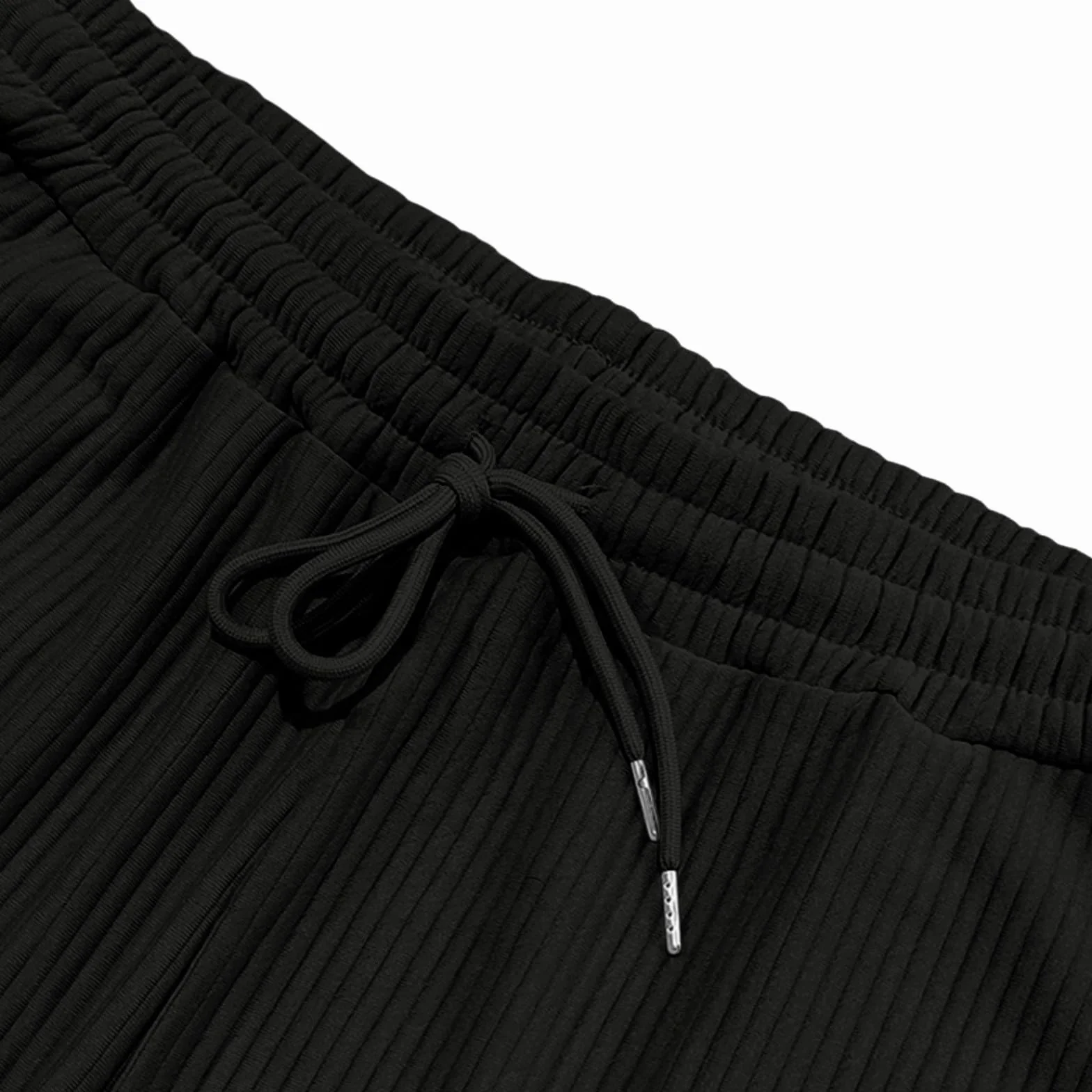 Conjunto de chándal para hombre, con botones a rayas, parches en los codos, pantalones deportivos de pierna recta con cordón, conjunto completo de 2 piezas, sudadera suelta y pantalones de chándal