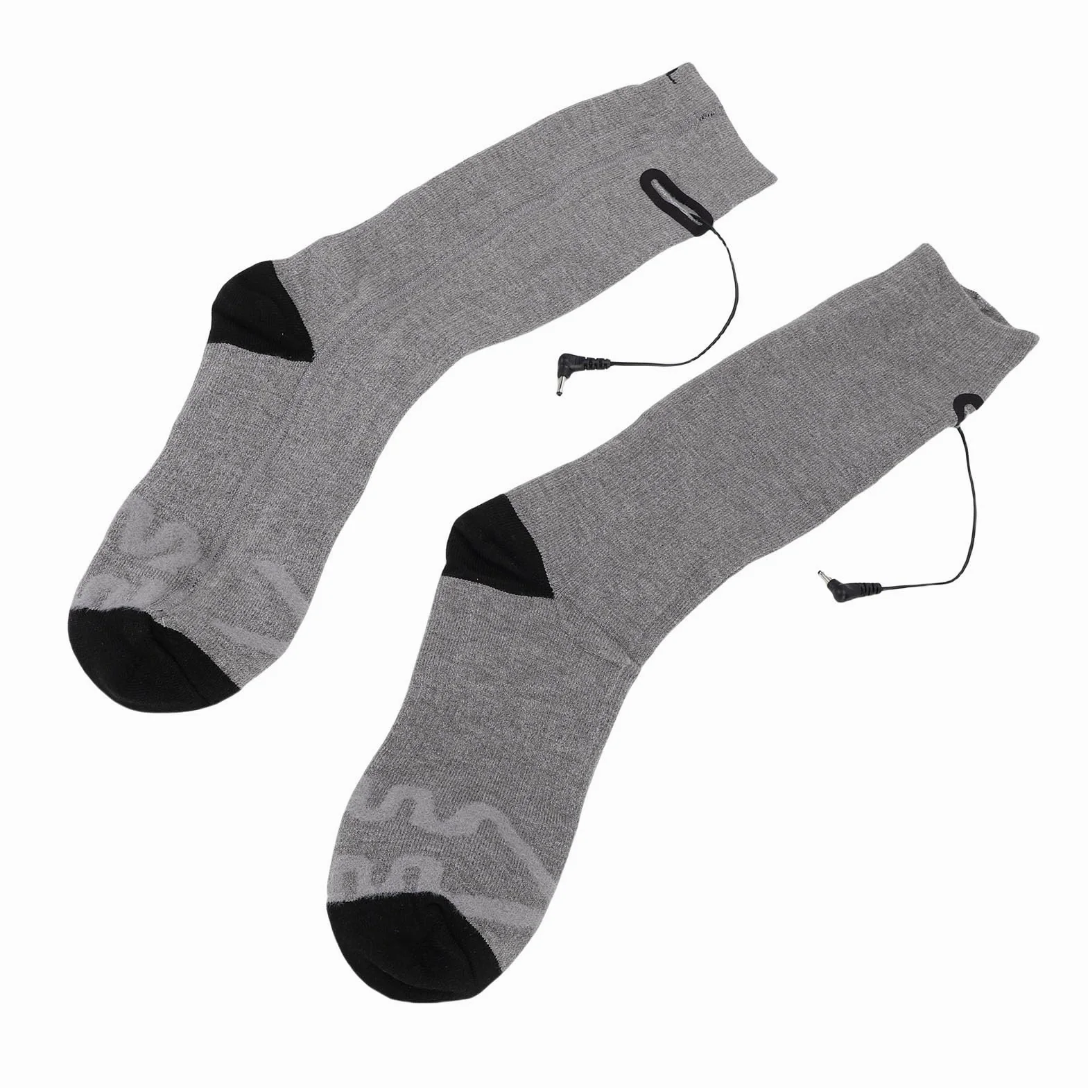 Calcetines Térmicos, Calentadores de Pies Eléctricos Lavables Recargables, Calcetines Térmicos de Invierno con 3 Niveles de Temperatura y 2 Baterías de 4000 MAh, Ideales para Acampar, Pescar,