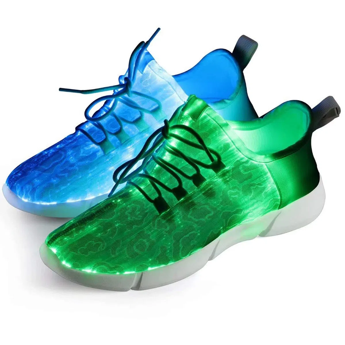 LED Zapatos,CE Certificado,Zapatillas LED USB de Carga de 7 Colores de Luz Zapatillas con Luces del Zapato por la Fiesta de Baile de Navidad de San Valentín con el Navidad, año Nuevo
