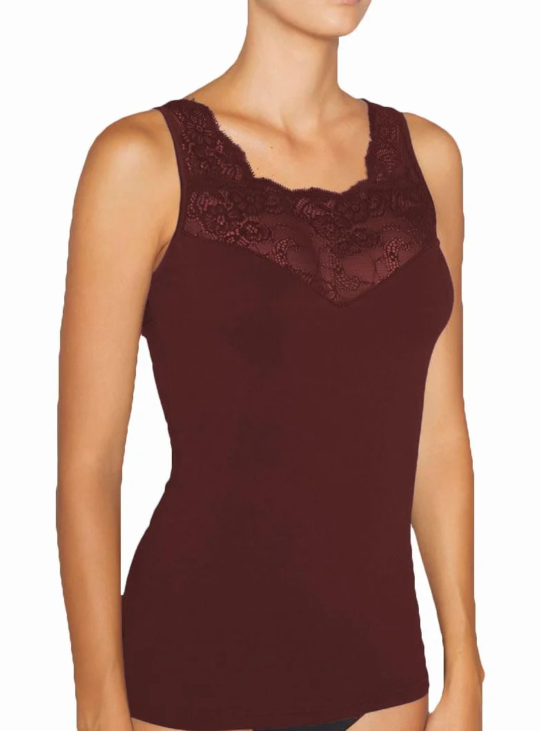YSABEL MORA Camiseta Térmica Sin Mangas Encaje Elegante y Cómoda, Protección Térmica Avanzada, Libertad de Movimiento, Ideal para Cualquier Ocasión, Tecnología Antihumedad.