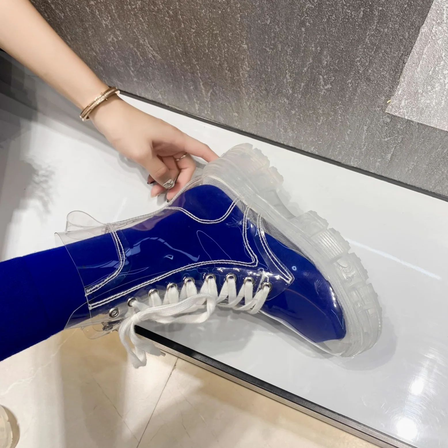 Genérico Botas de Mujer con Cordones Plataforma Botas Puntera Redonda Elegantes Zapatos Cómodos Ligeros Caminar Bota Informales Antideslizantes Botin para Otoño Invierno Trabajo Paseo y Uso Diario