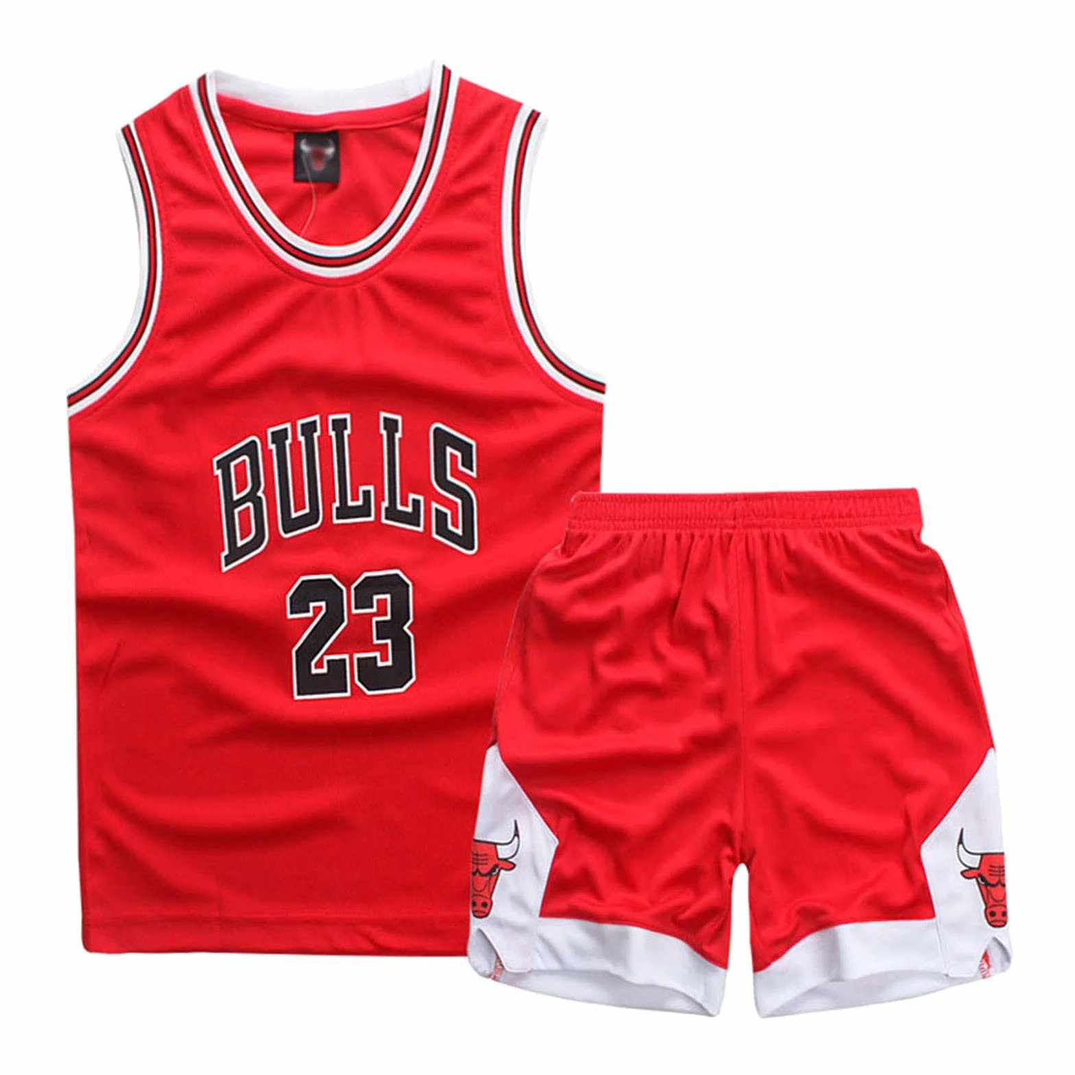 Juego de Baloncesto para Niños - Conjunto Deportivo de 2 Piezas: Camiseta sin Mangas + Pantalón Corto