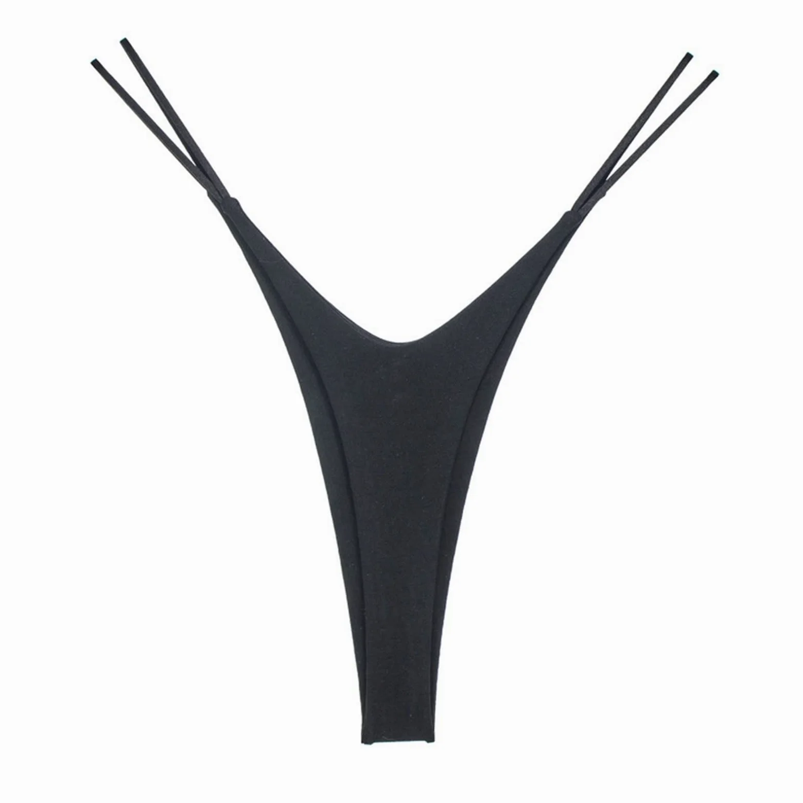 3 piezas mujeres sexy tanga de cintura baja sin costuras cuerda fina ropa interior femenina color sólido G tanga ropa interior tentación bikini