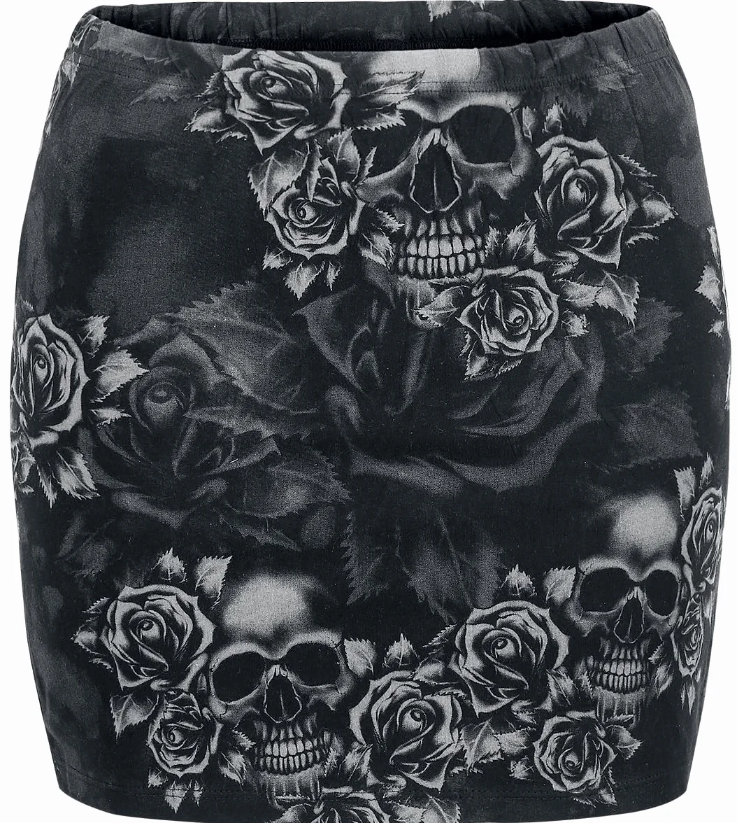 EMP Mujer Falda Negra y Gris Doble Pack
