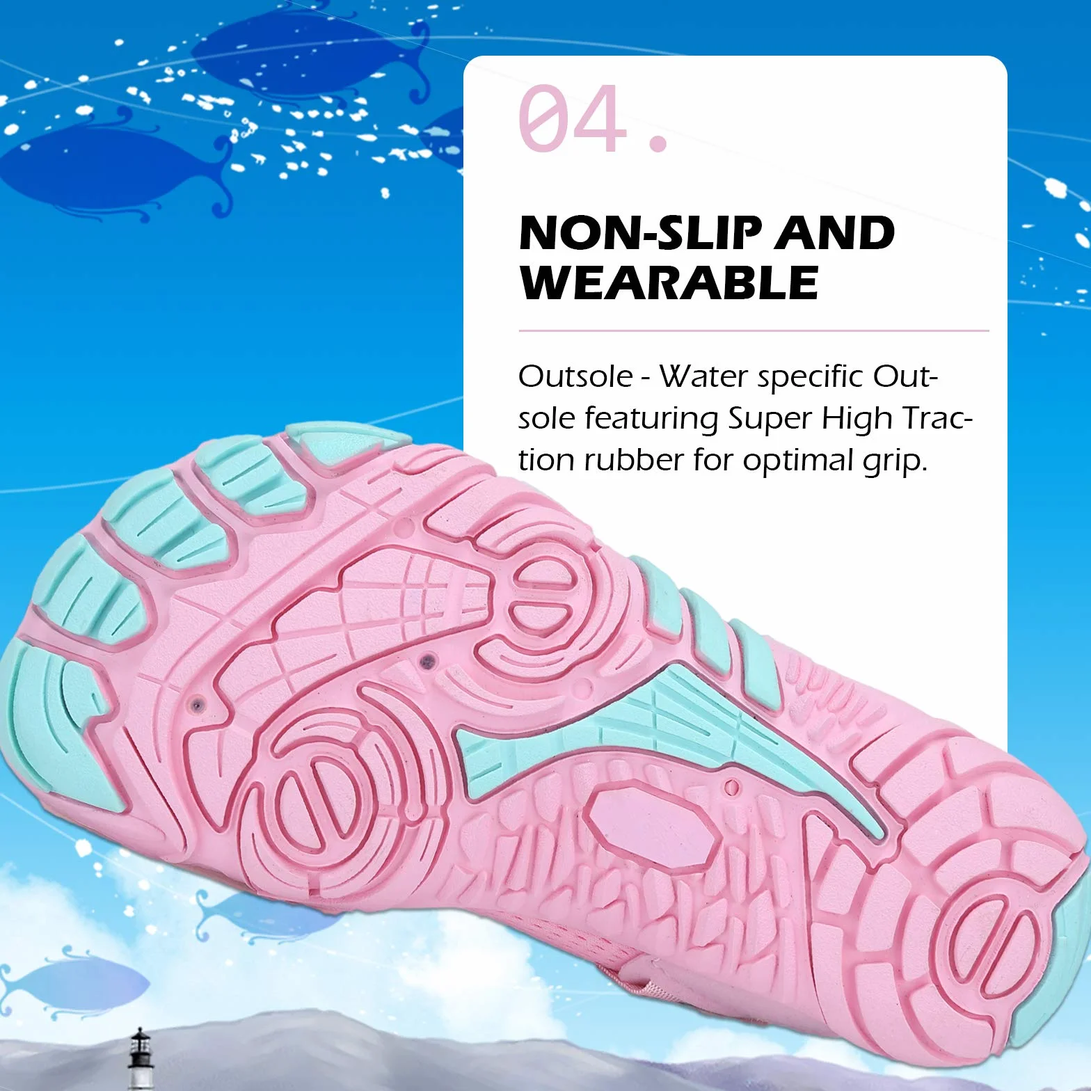 DimaiGlobal Calzado Descalzos Niñas Niños Zapatillas de Trail Running Barefoot Secado Rápido Zapatos de Agua Transpirable Antideslizante para Playa 36EU Rosa