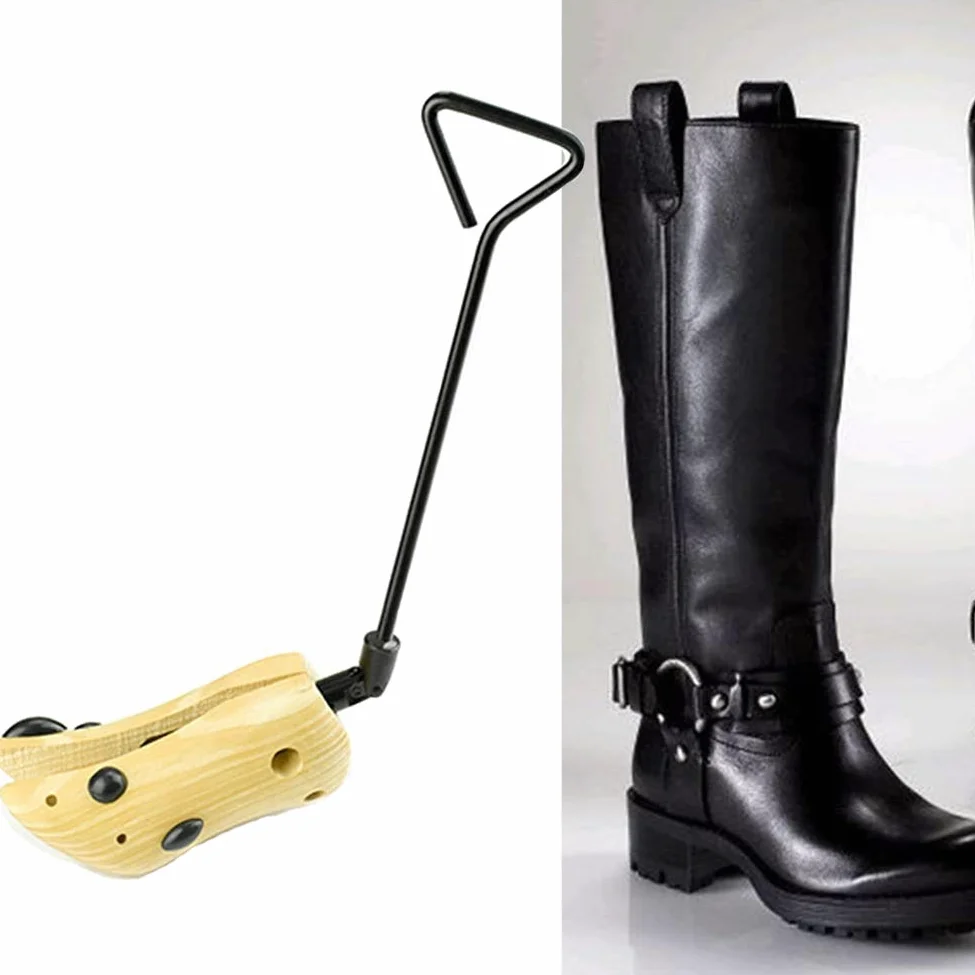 Horma para Ensanchar Zapatos Soporte Universal Tacones Altos Guardián Longitud Ajustable Botas Expander Doblado Croquete de Madera Soporte Profesional Soporte de Zapatos Hormas para Zapatos